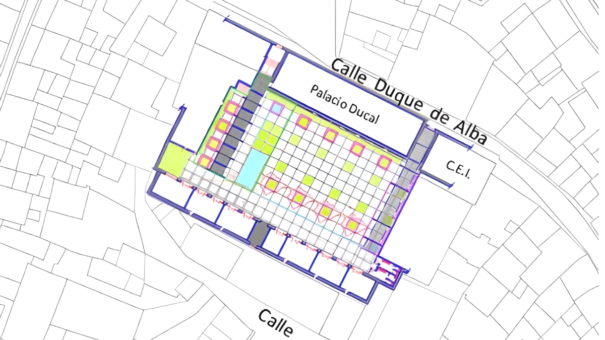 Proyecto de la Fase III de rehabilitación del Patio del Palacio Ducal. 