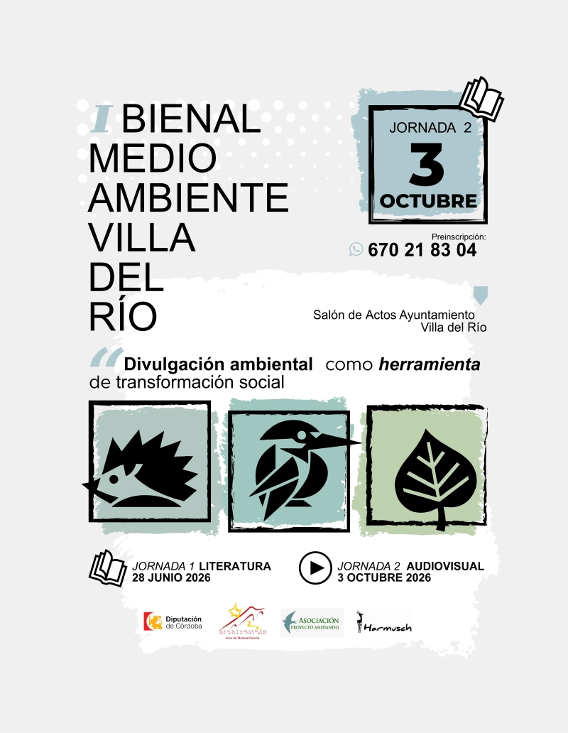 Cartel para la segunda jorda de esta I Bienal de Medioambiente de Villa del Río. Cartel para la segunda jorda de esta I Bienal de Medioambiente de Villa del Río.
