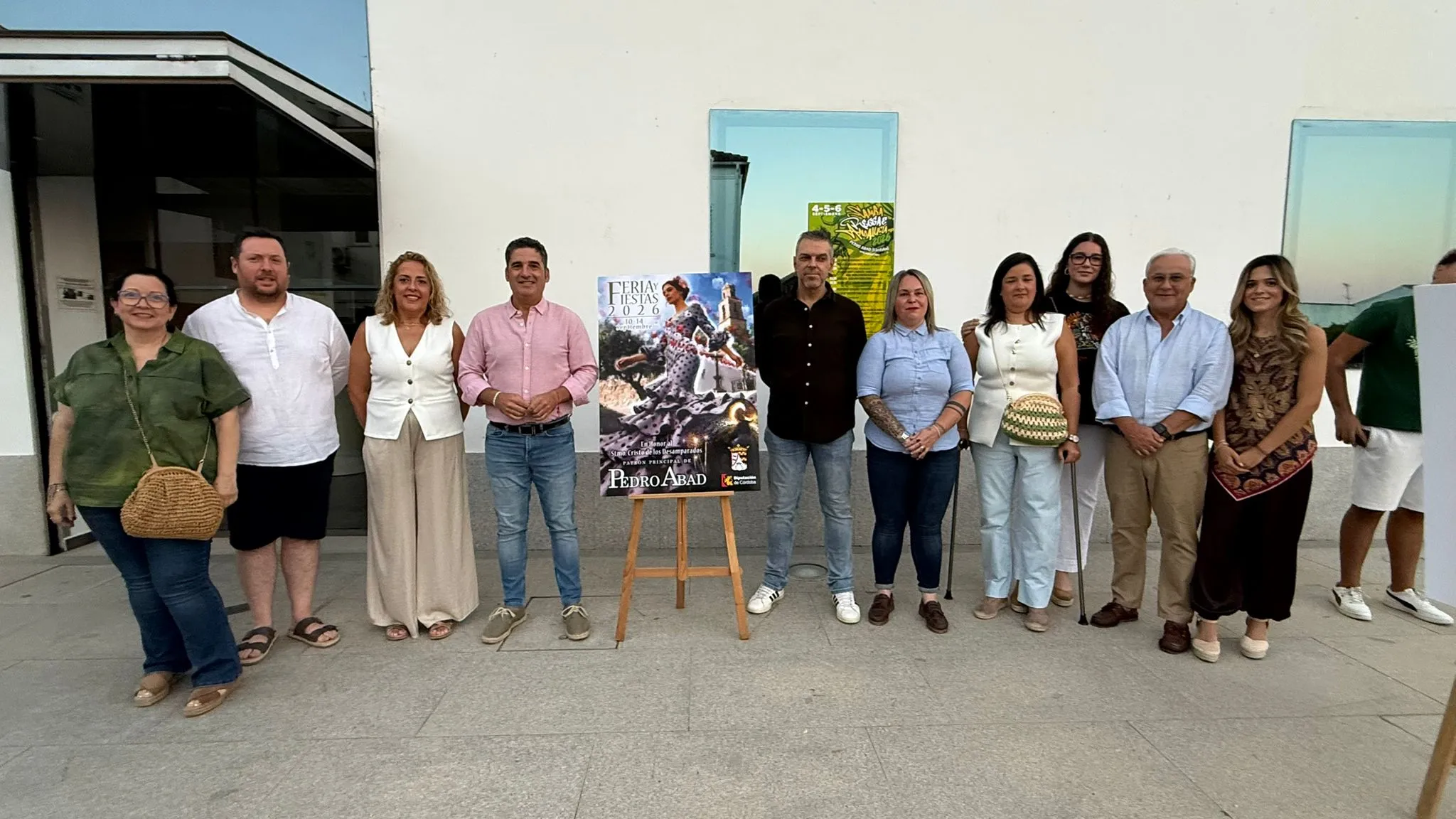 Presentación del cartel oficial de la Feria de Pedro Abad. 