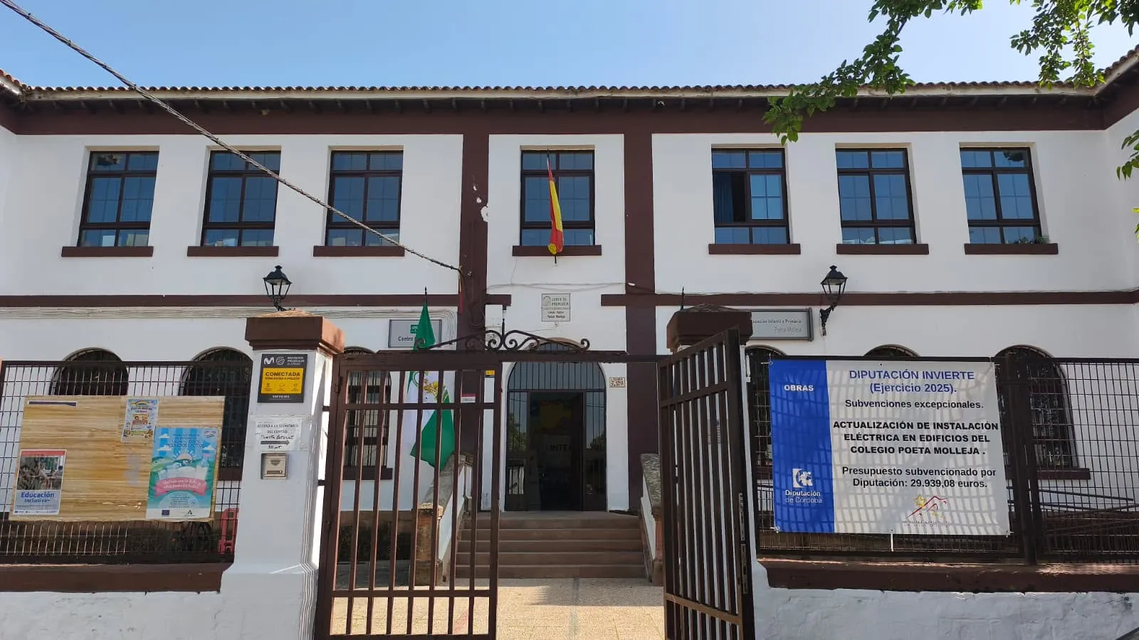 CEIP Poeta Molleja de Villa del Río. Foto: Ayto de Villa del Río