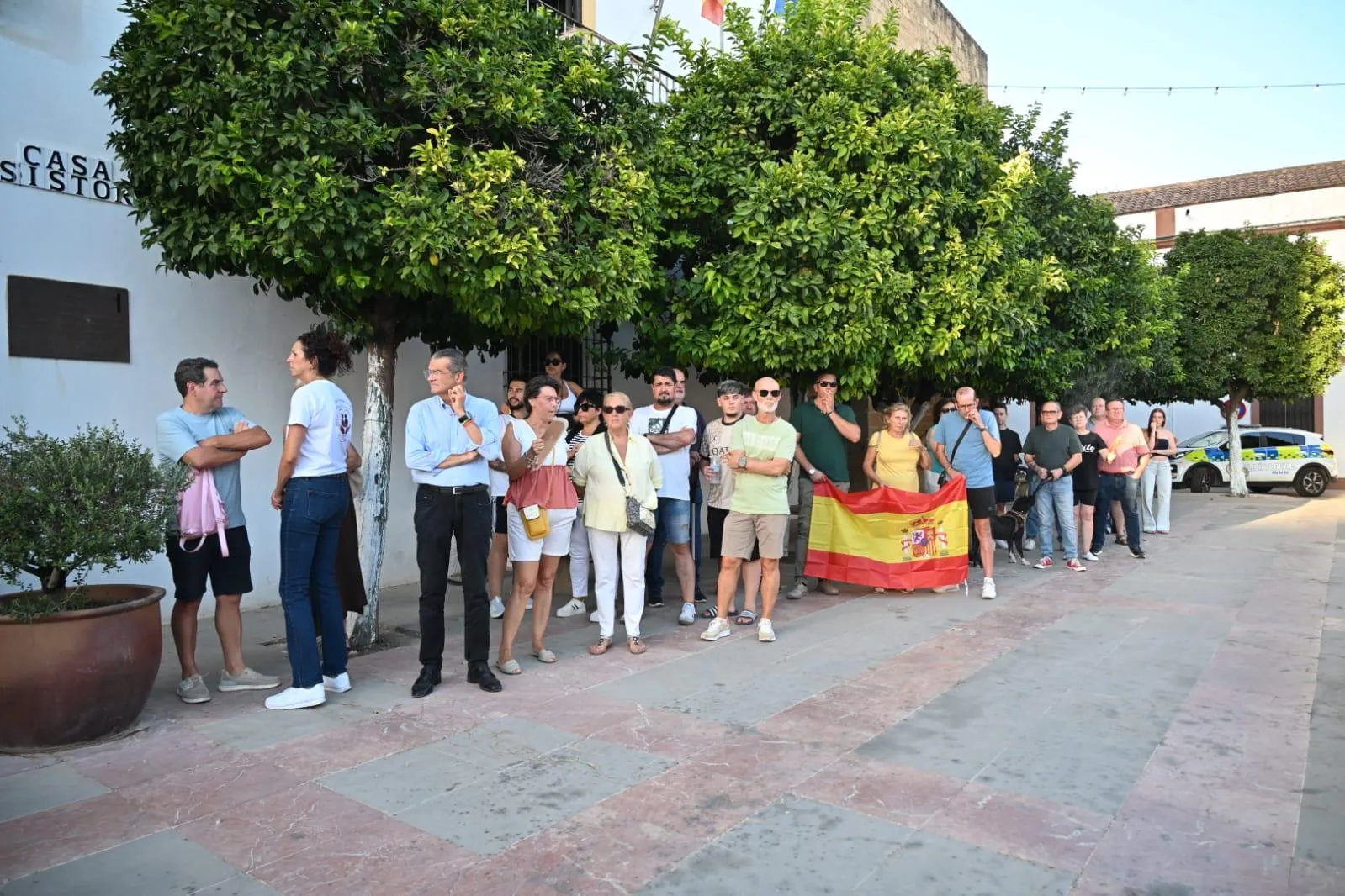 Concentración en Villa del Río