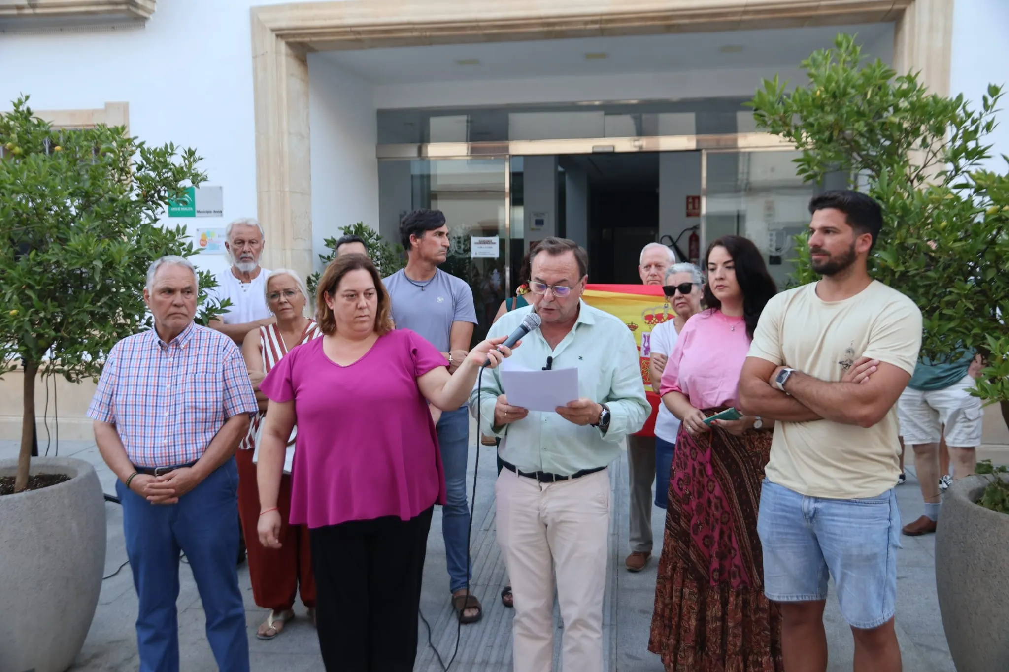 Concentración en Villafranca de Córdoba