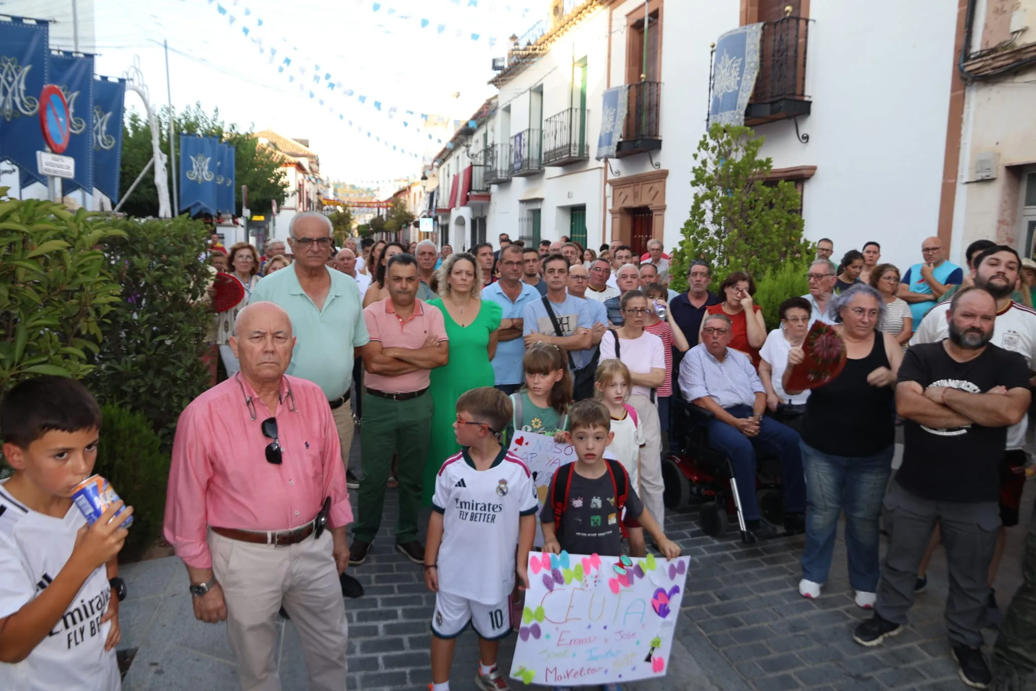 Concentración en Villafranca de Córdoba