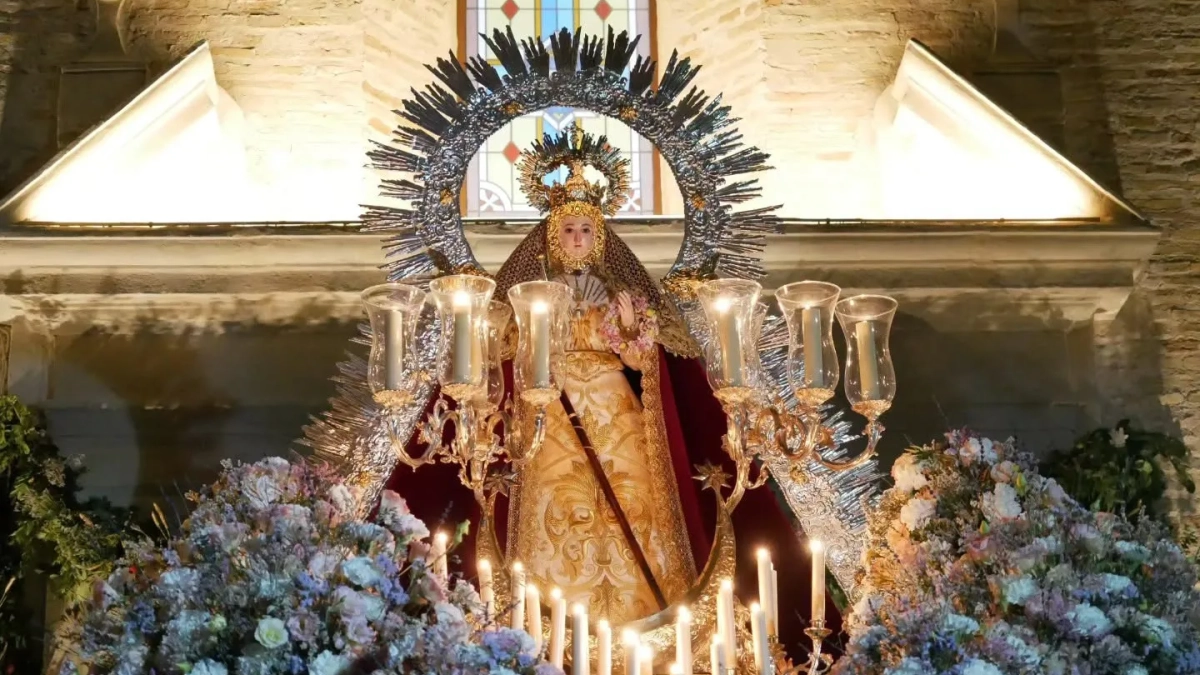 Bajada de la Virgen desde la ermita 2026. Foto: Ayto de Cañete. Bajada de la Virgen desde la ermita 2026. Foto: Ayto de Cañete.