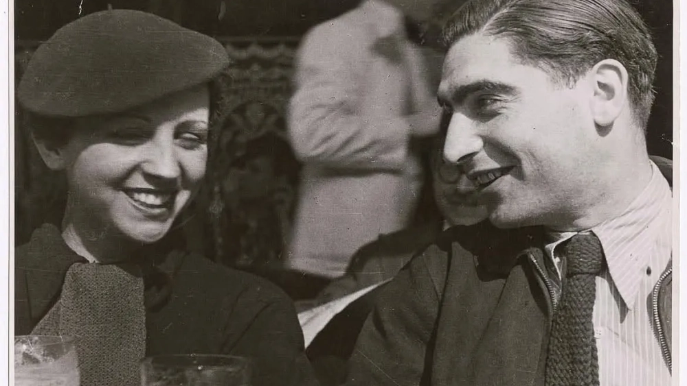 Gerda Taro y Robert Capa. Foto: Fran Luna