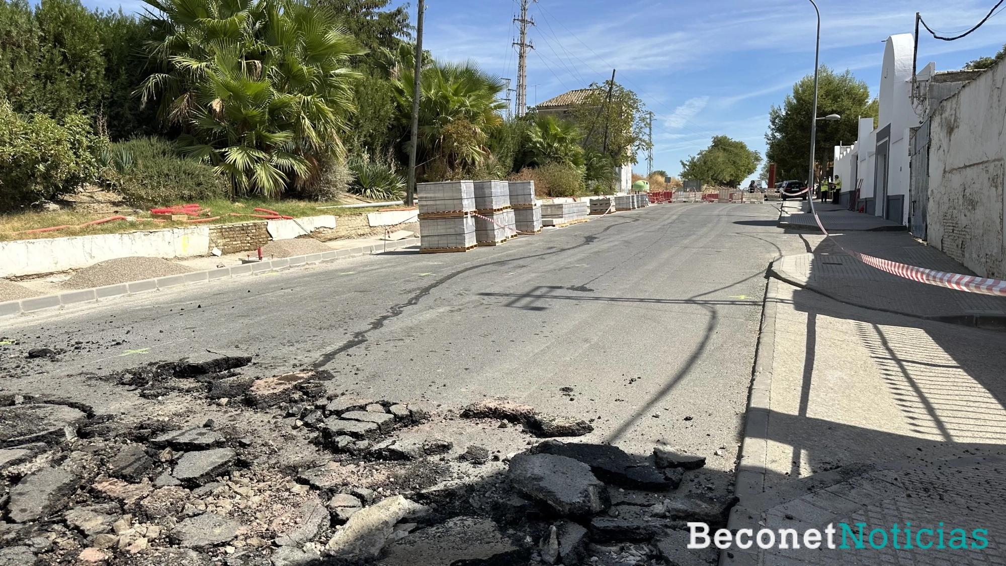 Estado actual de las obras. Estado actual de las obras.