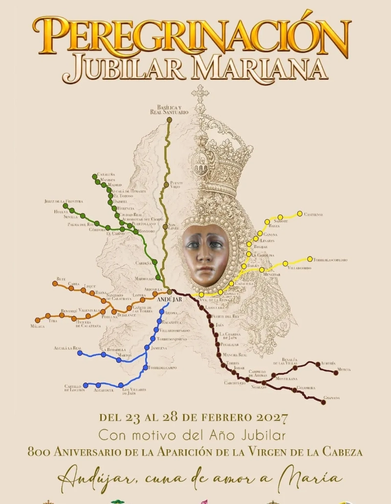 Cartel presentado con motivo de la Peregrinación.
