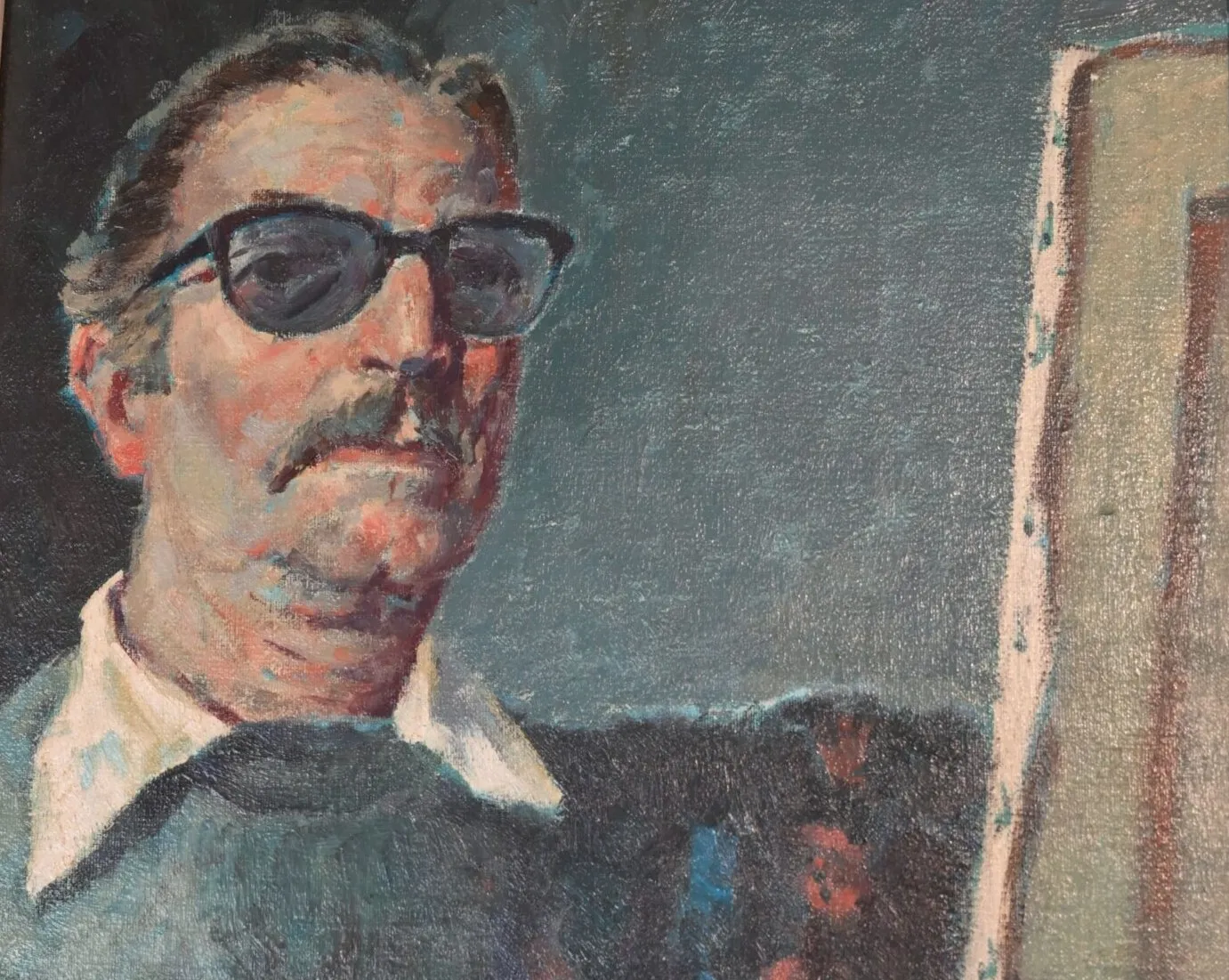 Retrato propio de Blas Moyano.
