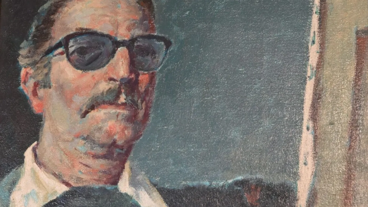 Retrato propio de Blas Moyano. Retrato propio de Blas Moyano.