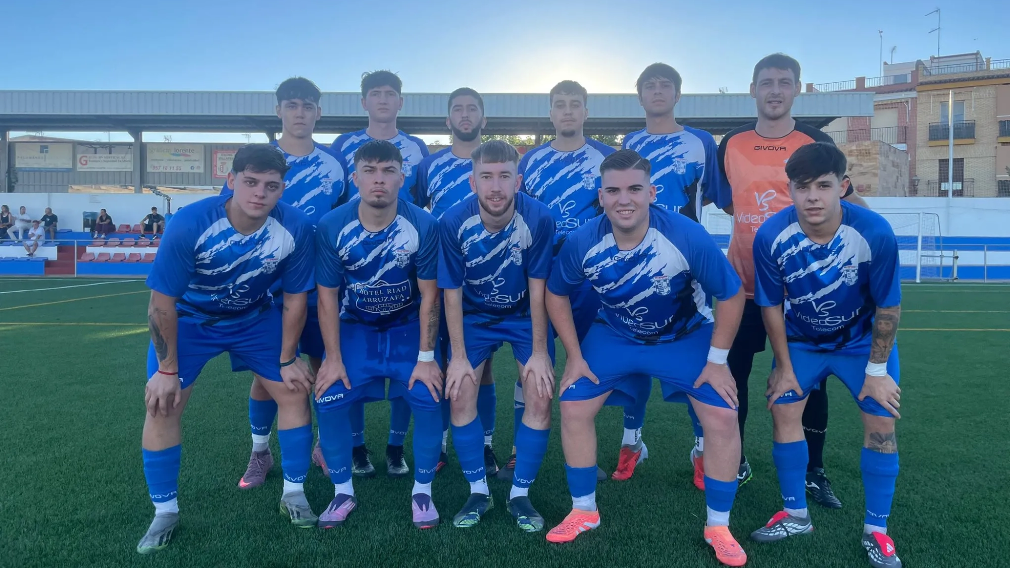 Once inicial del Villafranca CF esta temporada. Foto: Club Once inicial del Villafranca CF esta temporada. Foto: Club