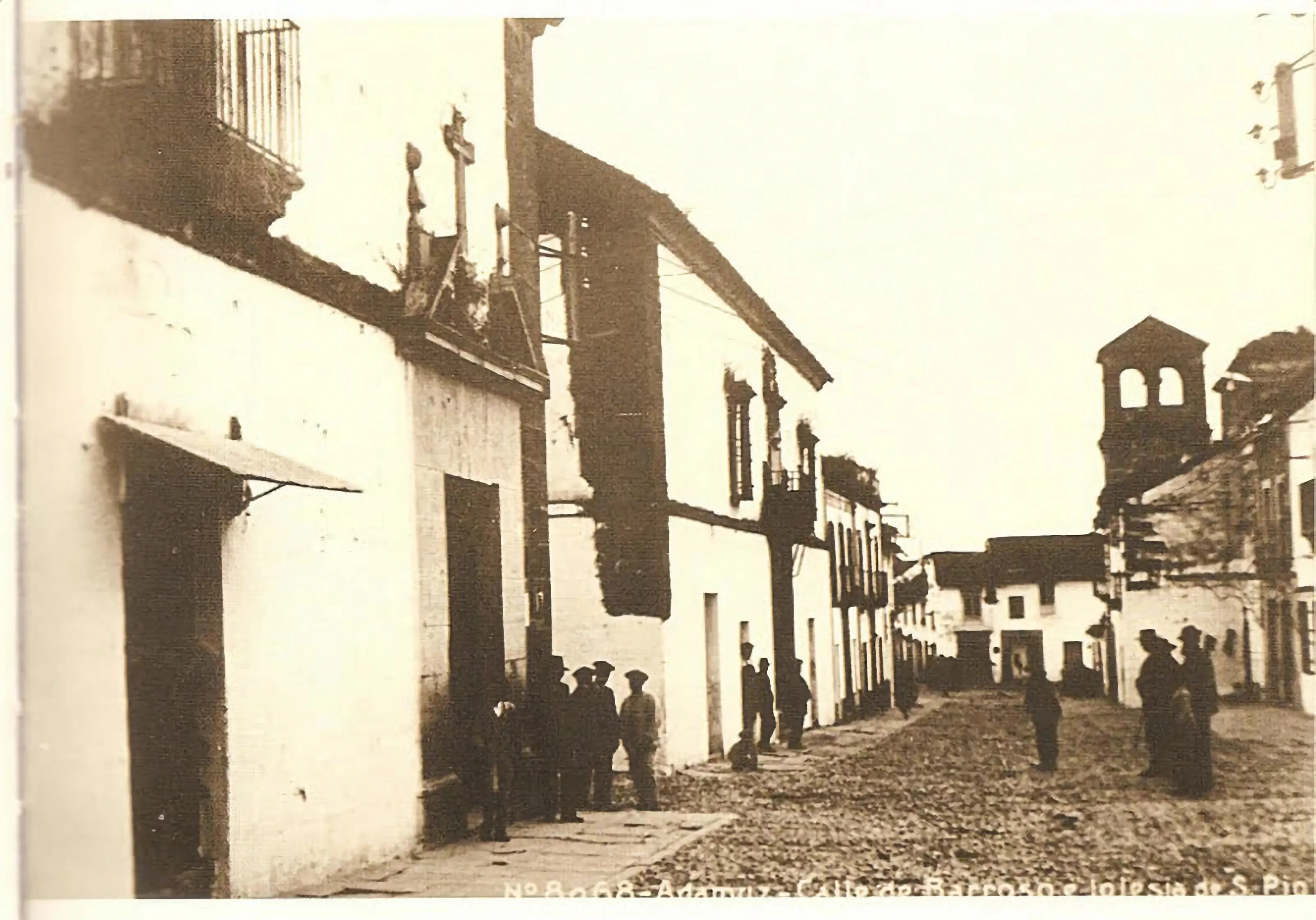 Calle Mesones de Adamuz, por donde discurría el Camino Real de la Plata. Foto: Adamuz Turismo Sostenible