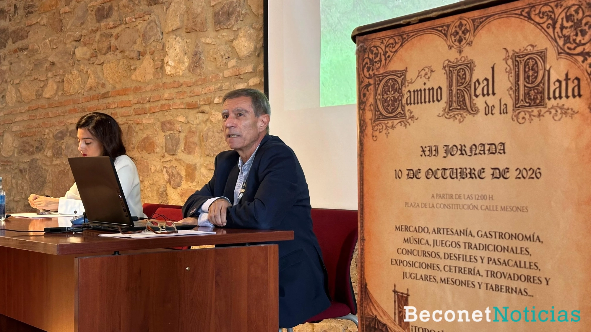 Antonio Leyva durante la ponencia. 