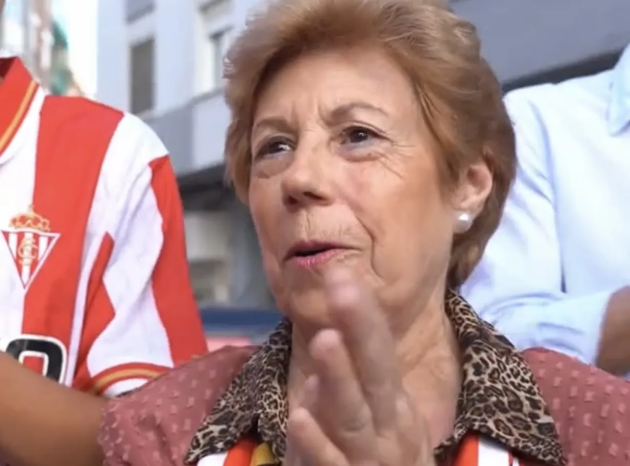 Mari, abuela de Andres Cuenca. Foto: Sporting