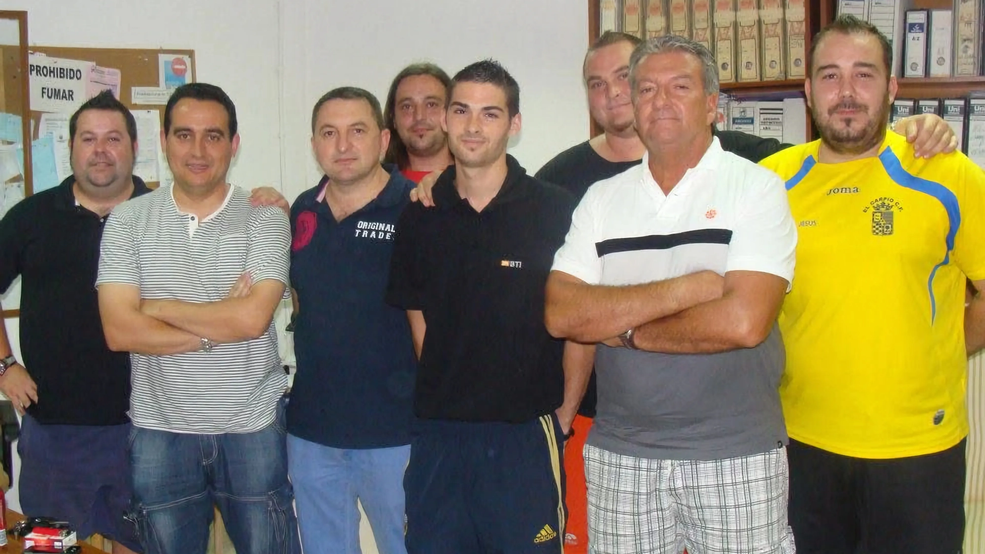 Antonio Herrero y miembros de su directiva en 2011. Antonio Herrero y miembros de su directiva en 2011.