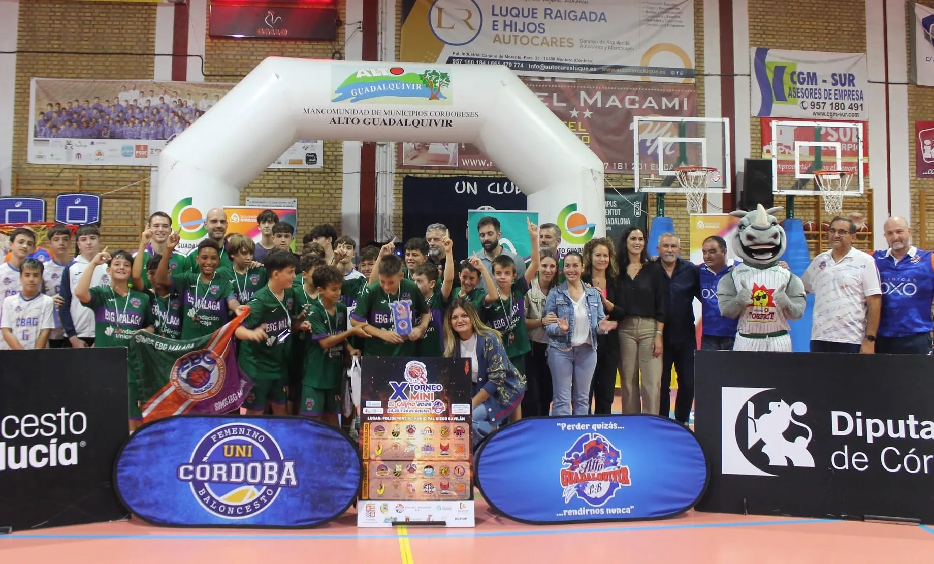 Entrega de premios 2025. Foto: CB Alto Guadalquivir