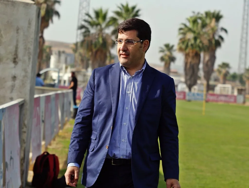 Jesús León durante su etapa como presidente del Córdoba. Foto: Club