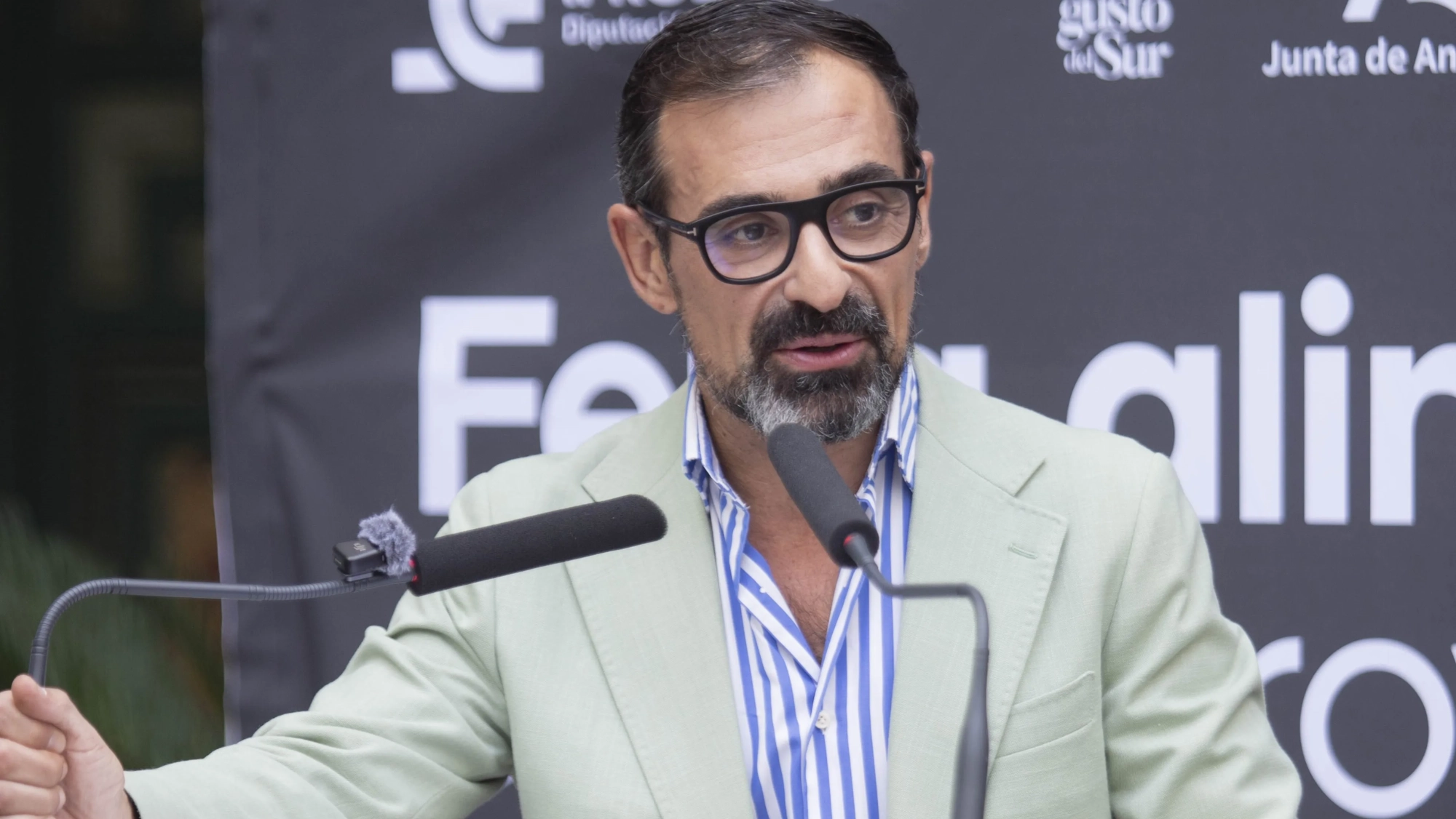 Félix Romero durante la presentación. Foto: Diputación
