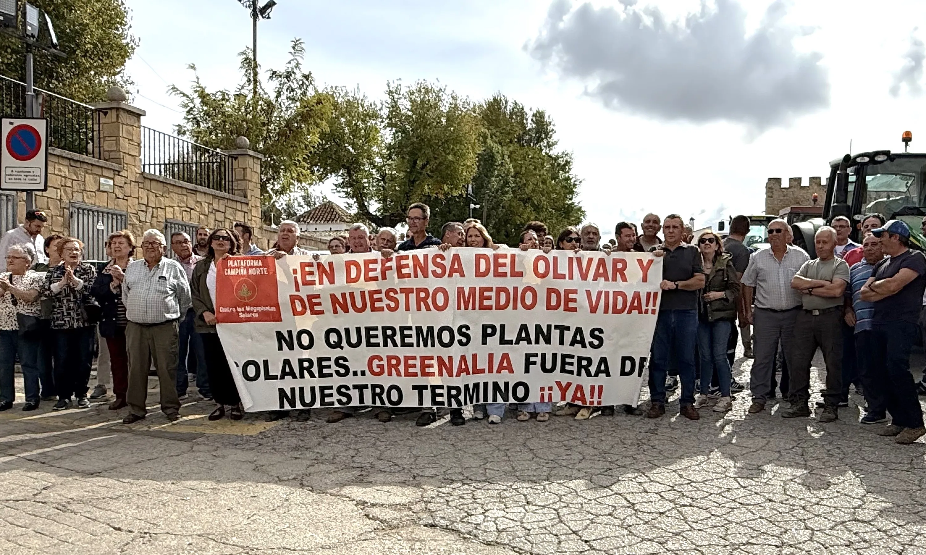 Manifestación celebrada este martes. Manifestación celebrada este martes.
