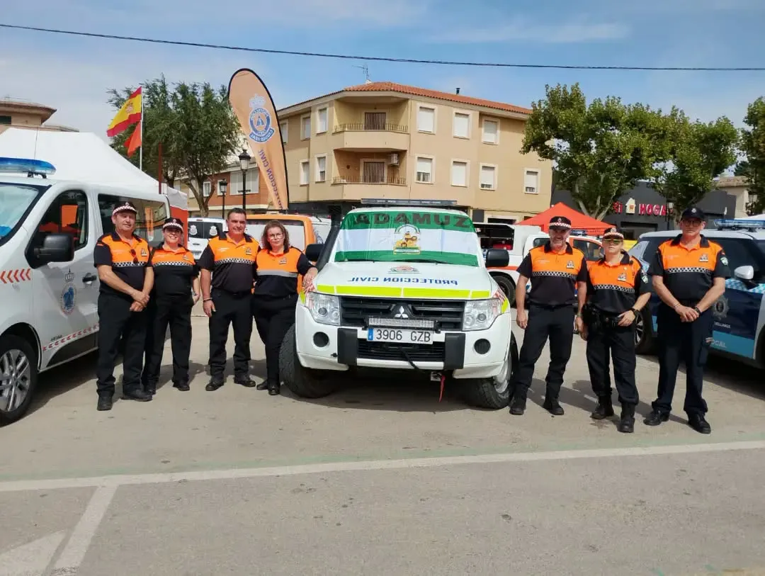 Miembros de Protección Civil Adamuz.