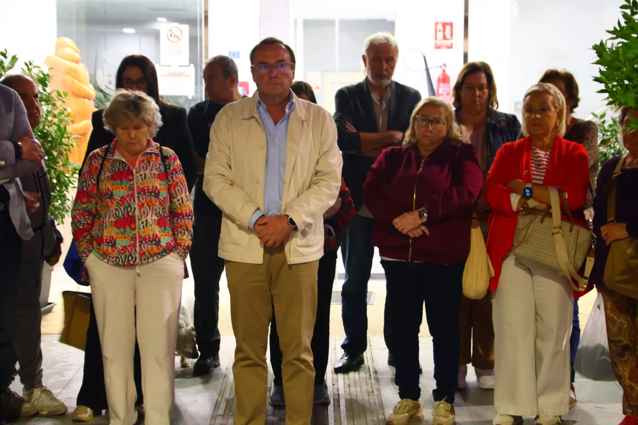 Minuto de silencio en Villafranca