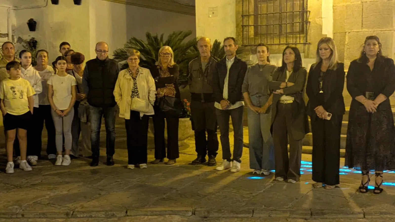 Minuto de silencio en Bujalance