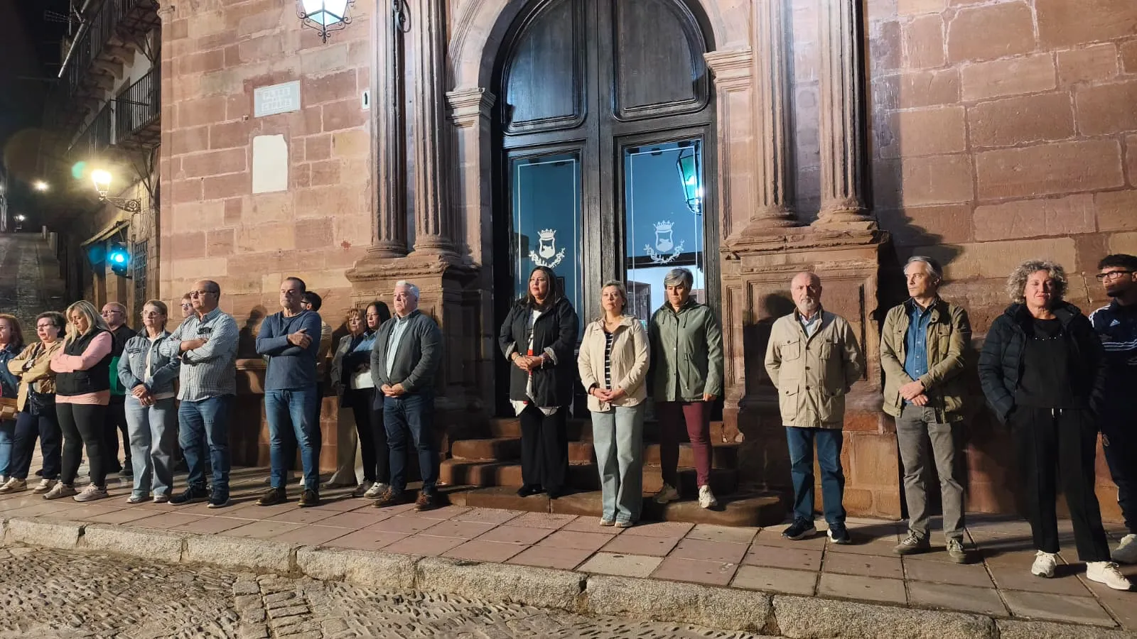 Minuto de silencio en Montoro Minuto de silencio en Montoro