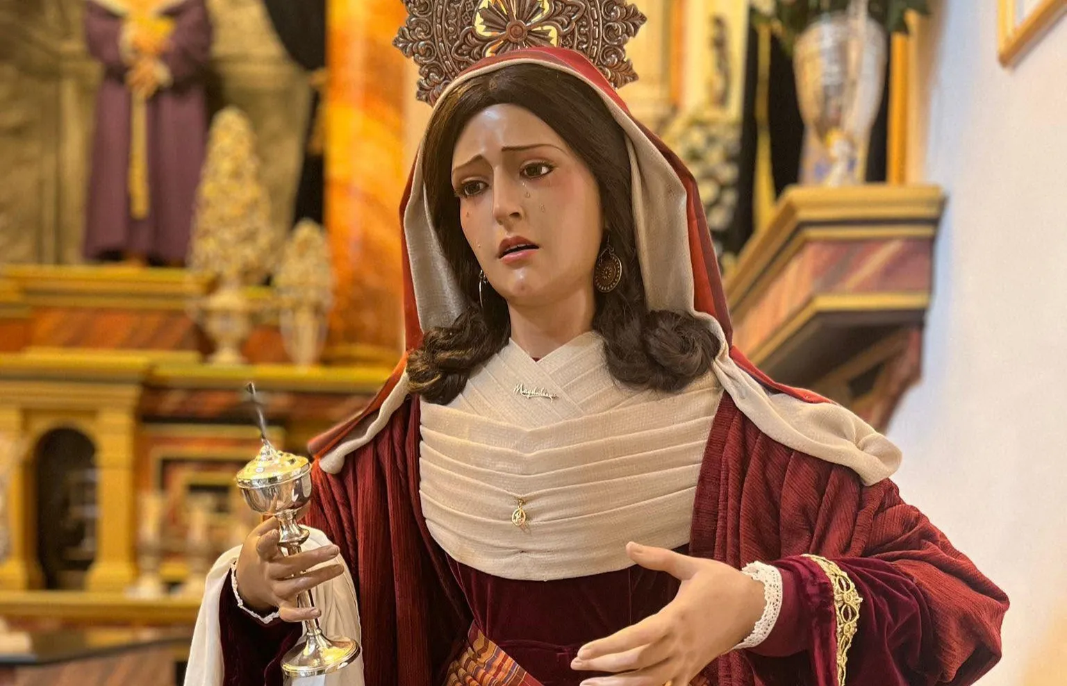 Imagen de archivo de Santa María Magdalena de Villa del Río. Foto: Hermandad