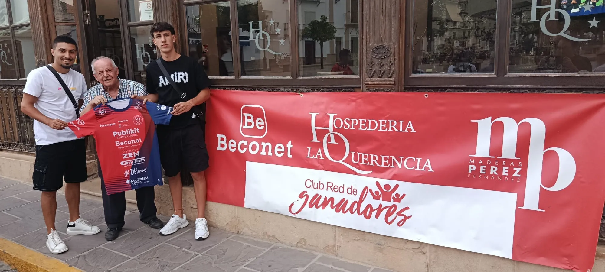 Presentación de Rafalillo y Rafa Mancha con el CD Beconet Bujalance FS
