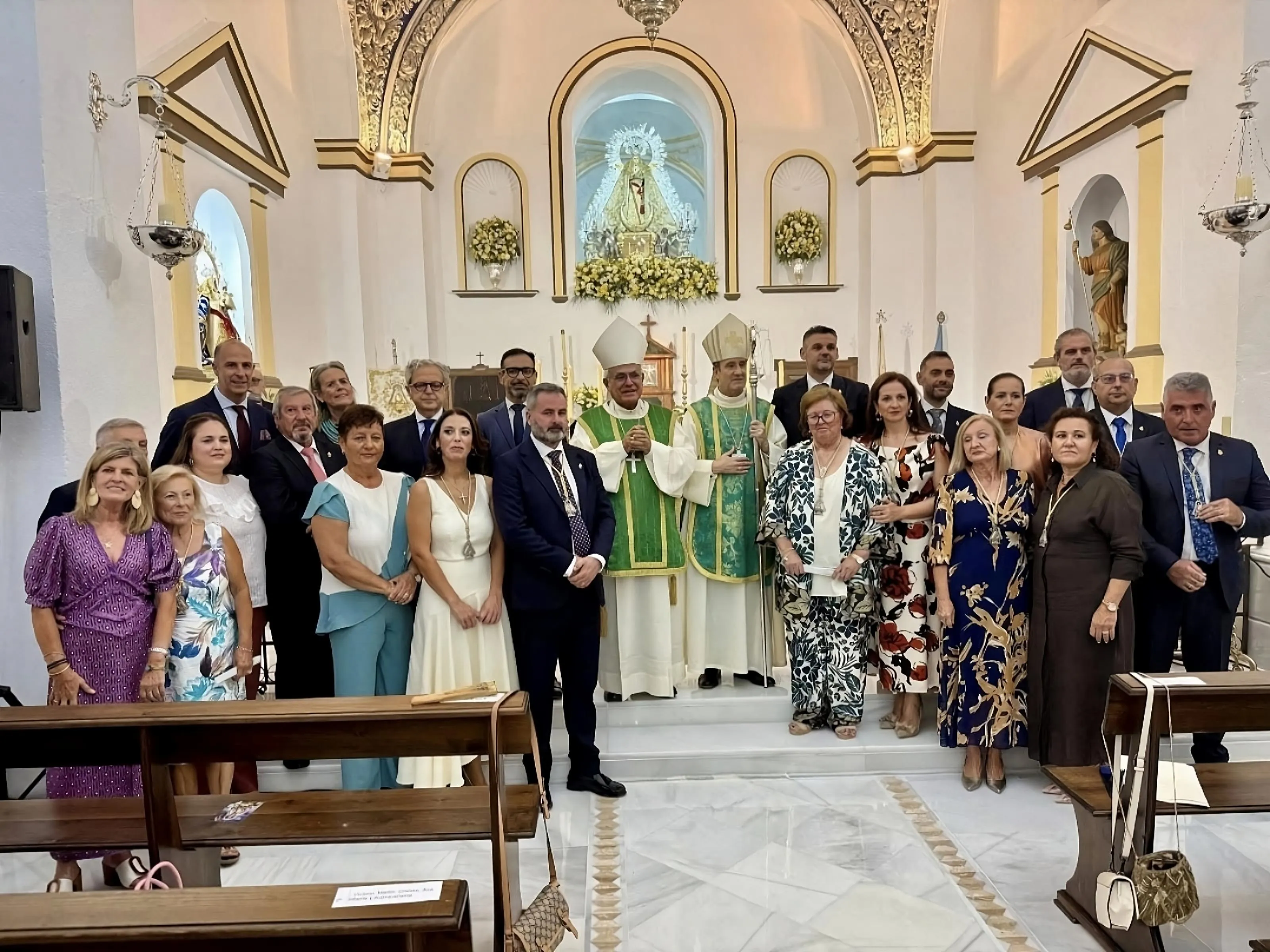 Inauguración de la ermita Madre de Dios de Cañete de las Torres. Foto: Hdad. Virgen del Campo Coronada
