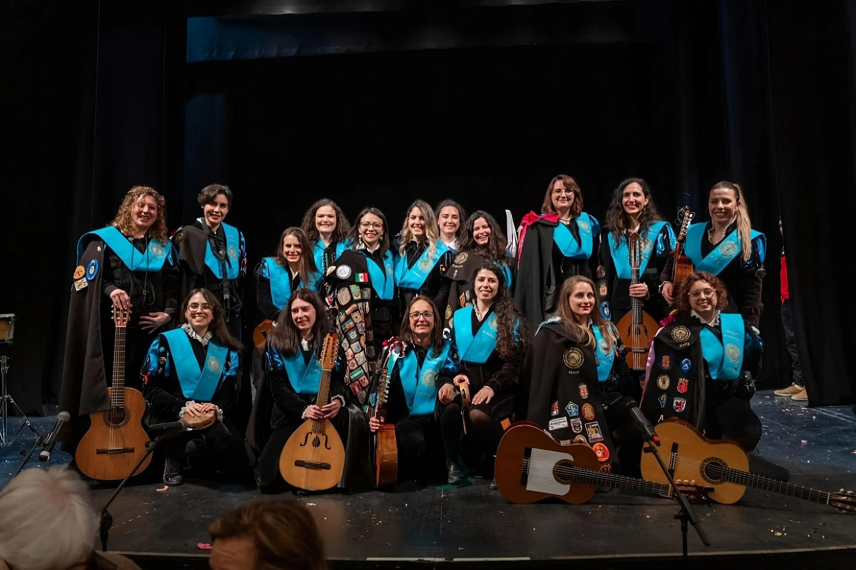 La Tuna femenina de la Universidad de Almería, ganadora del certamen de tunas de Lopera. Foto: Certamen de Tunas de Lopera