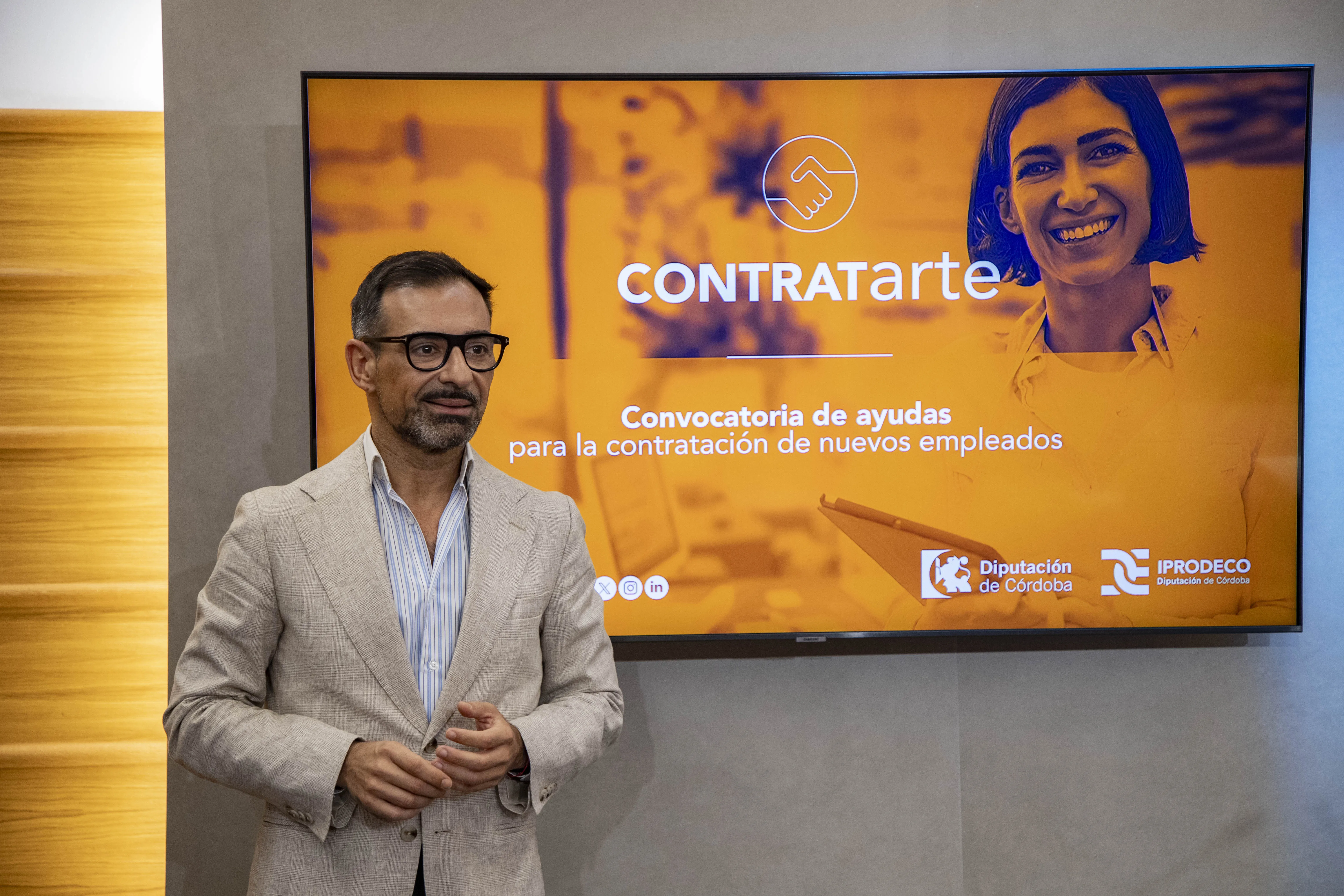 Felix Romero, delegado de Desarrollo Económico, Promoción y Empleo. Foto: Diputación de Córdoba
