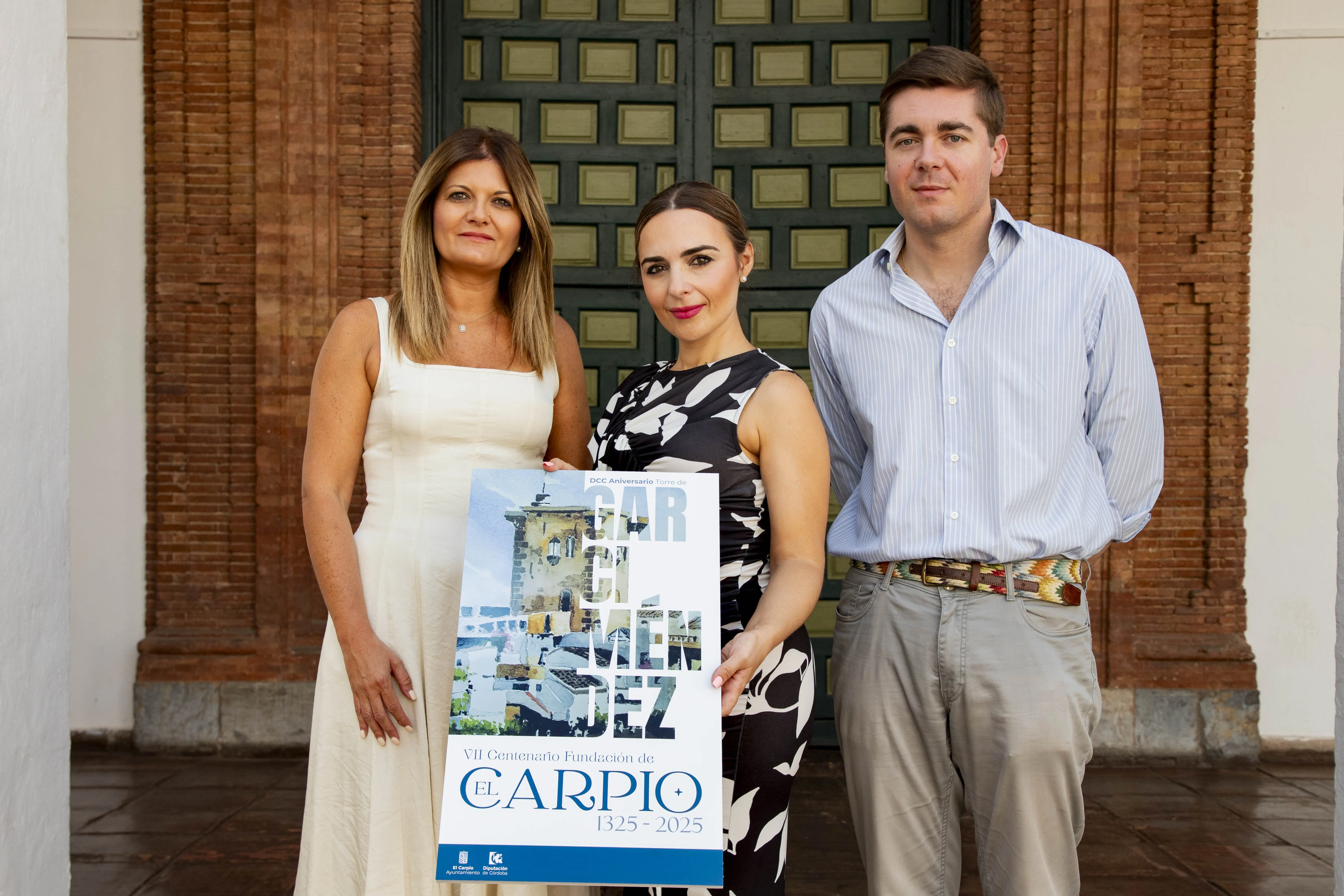Presentación del cartel del VII Centenario de la fundación de El Carpio. Foto: Diputación de Córdoba