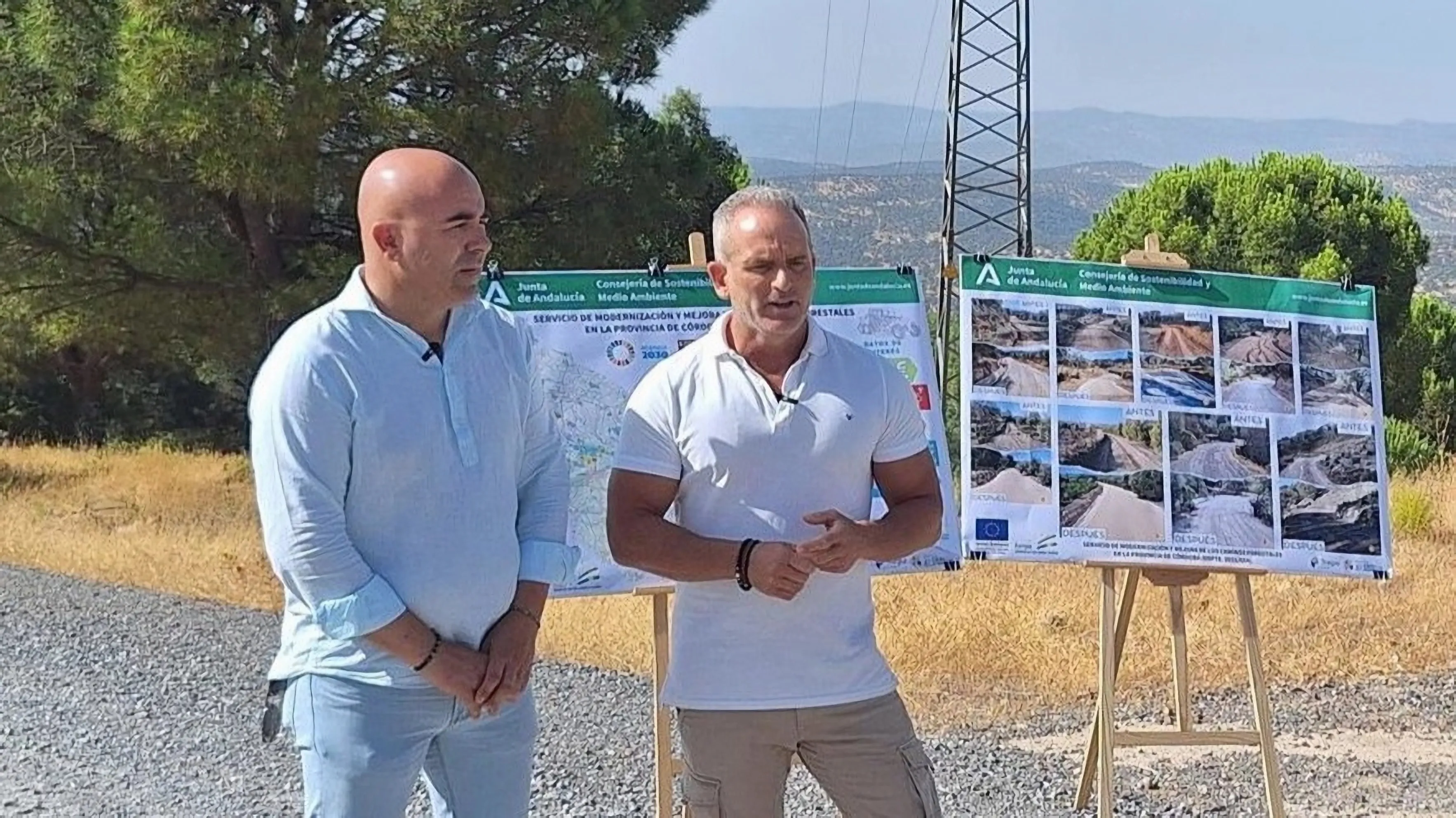 El delegado territorial, Rafael Martínez, presentó los resultados de estas mejoras. Foto: Junta de Andalucía