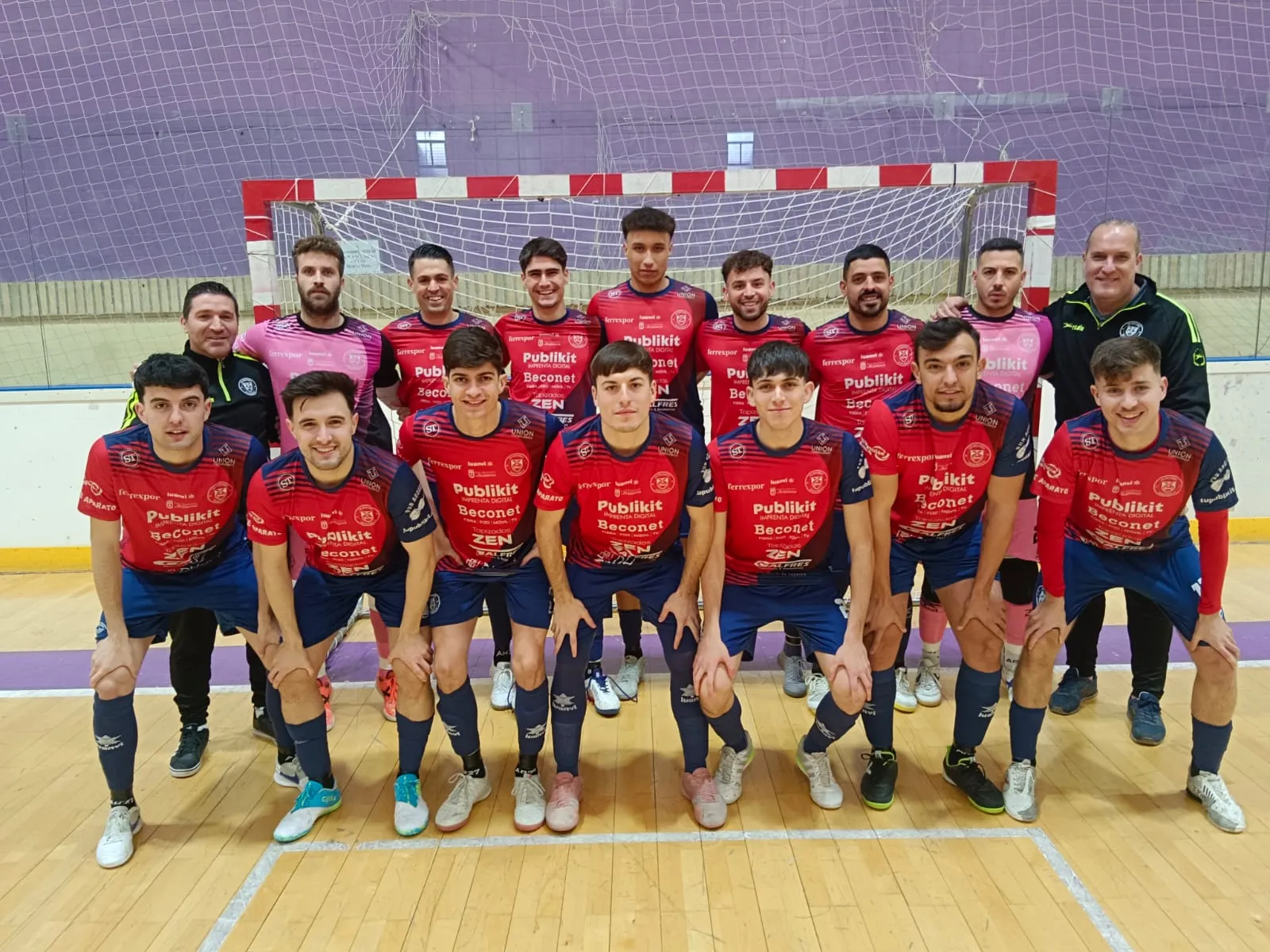 Formación del CD Beconet Bujalance FS la pasada temporada