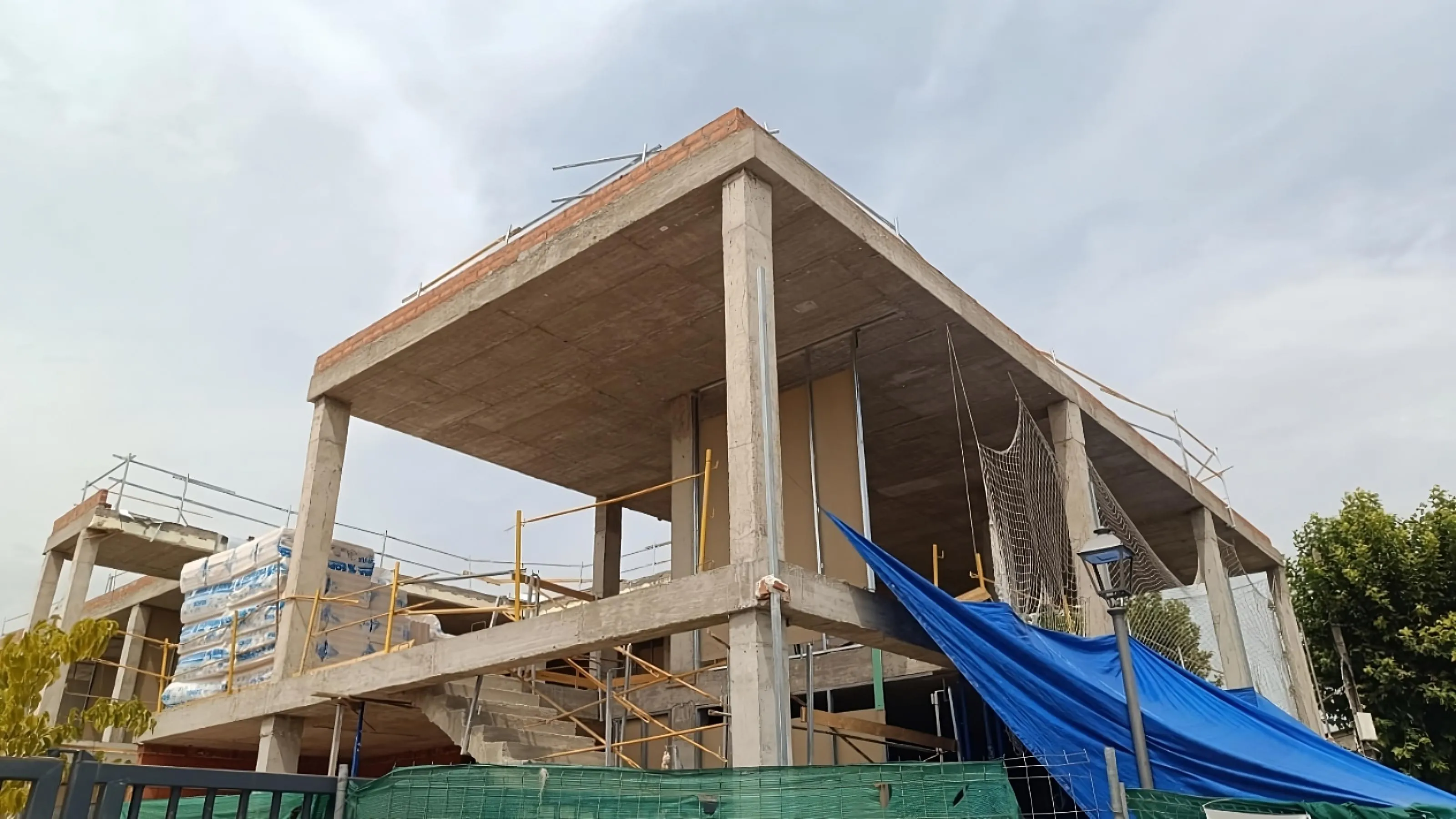 Estado de las obras de la ampliación de la Residencia de Mayores “Ntra. Sra. Virgen de la Estrella”. Foto: Ayuntamiento de Villa del Río