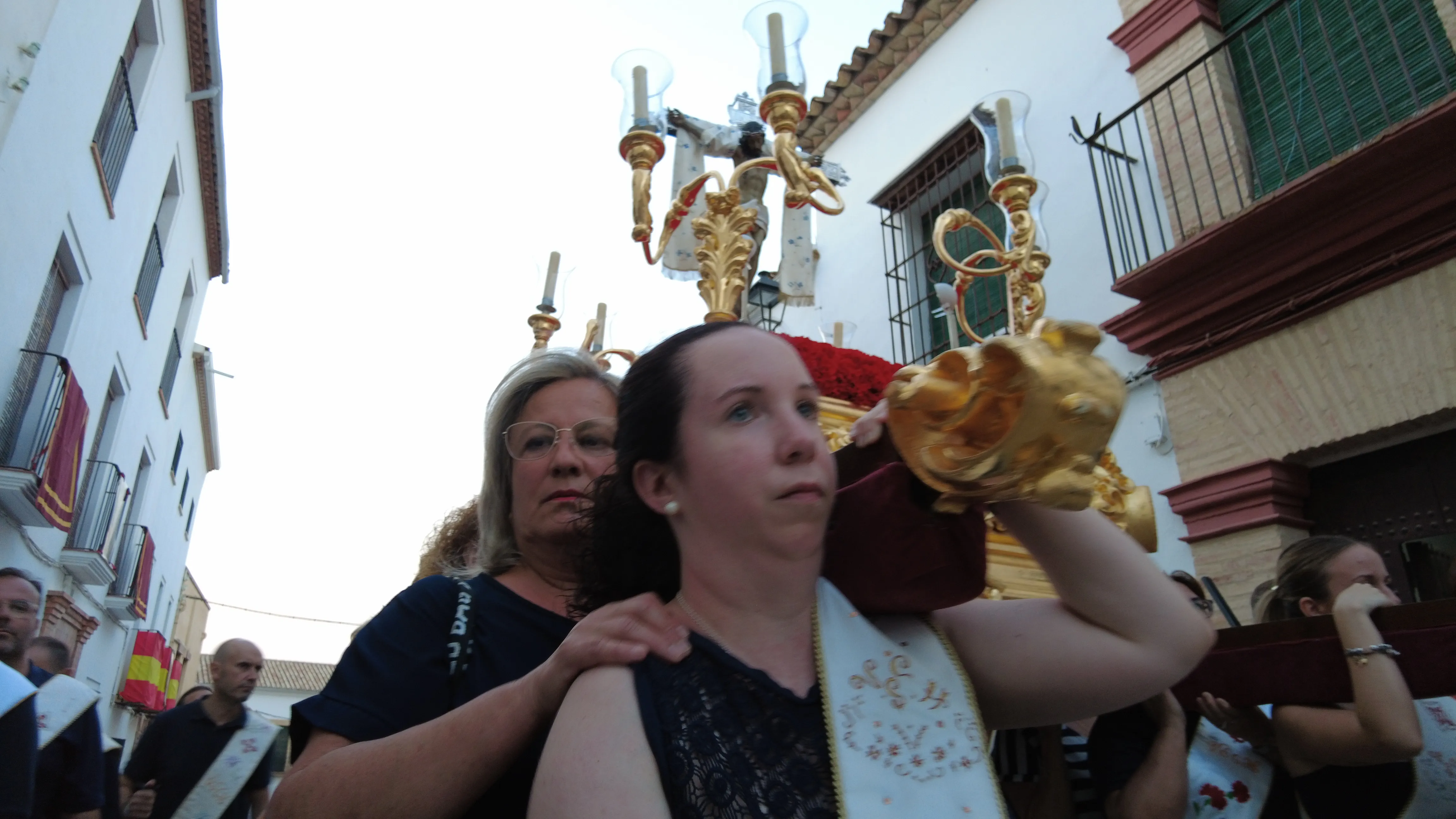 Traslado del Cristo Chico del Humilladero como punto de origen a la Feria de los Cristos de Lopera