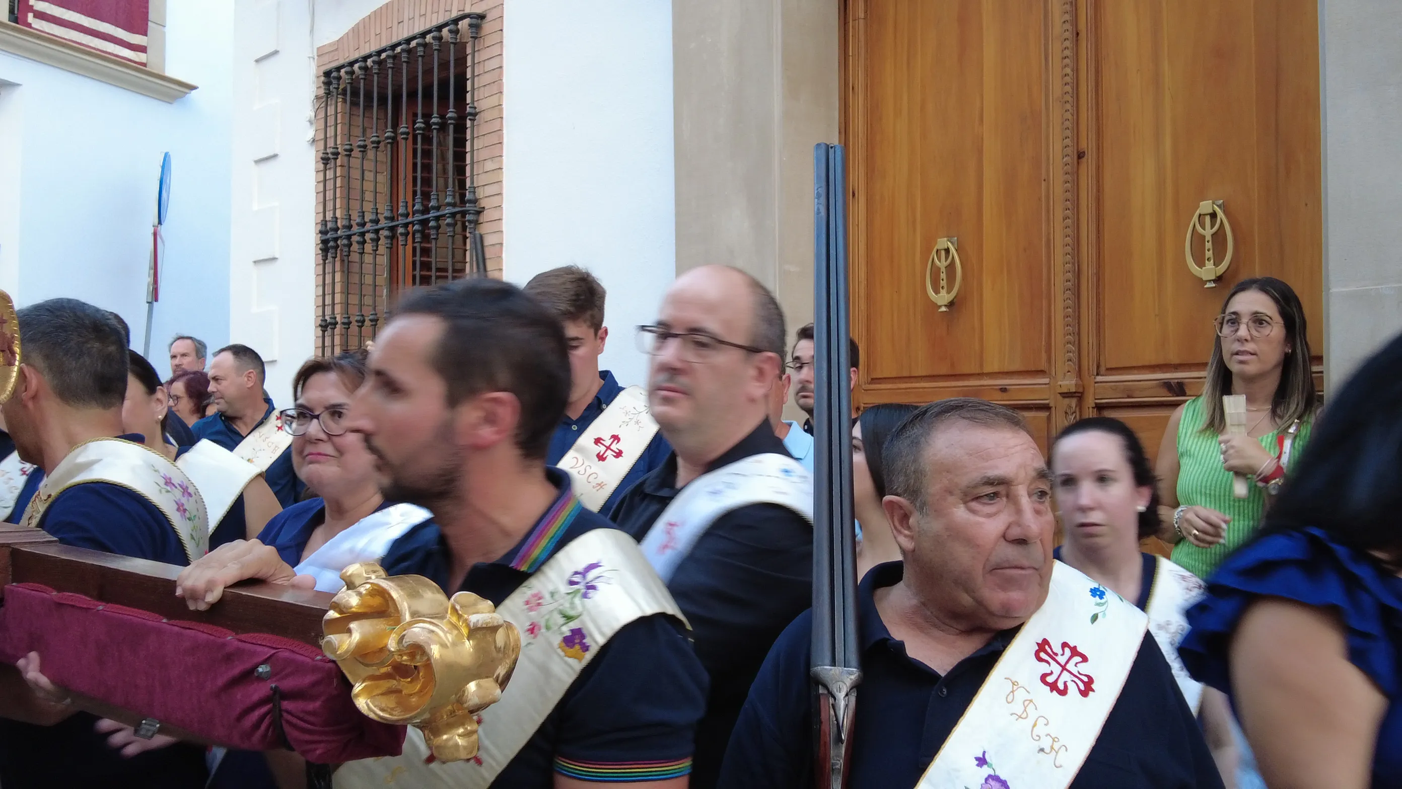 Traslado del Cristo Chico del Humilladero como punto de origen a la Feria de los Cristos de Lopera