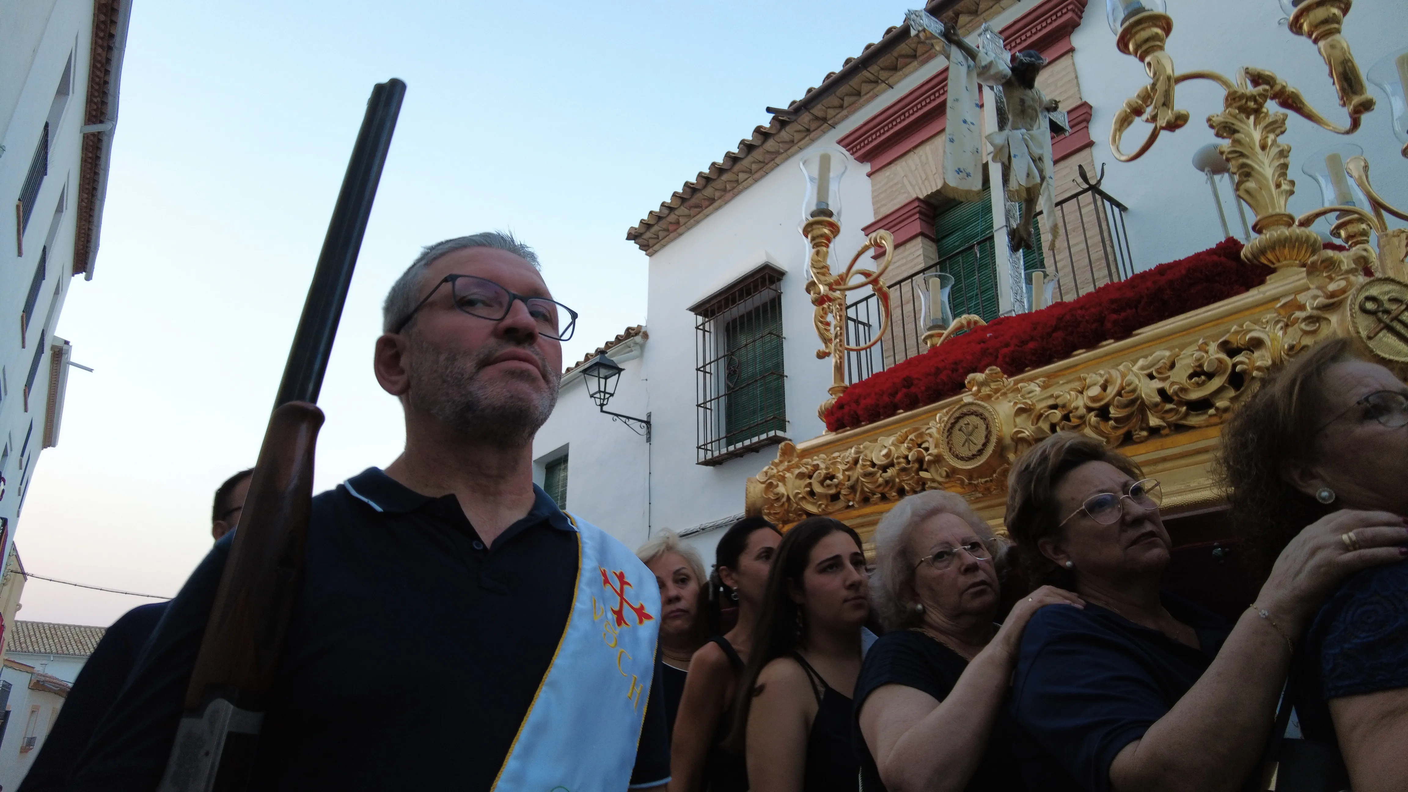 Traslado del Cristo Chico del Humilladero como punto de origen a la Feria de los Cristos de Lopera