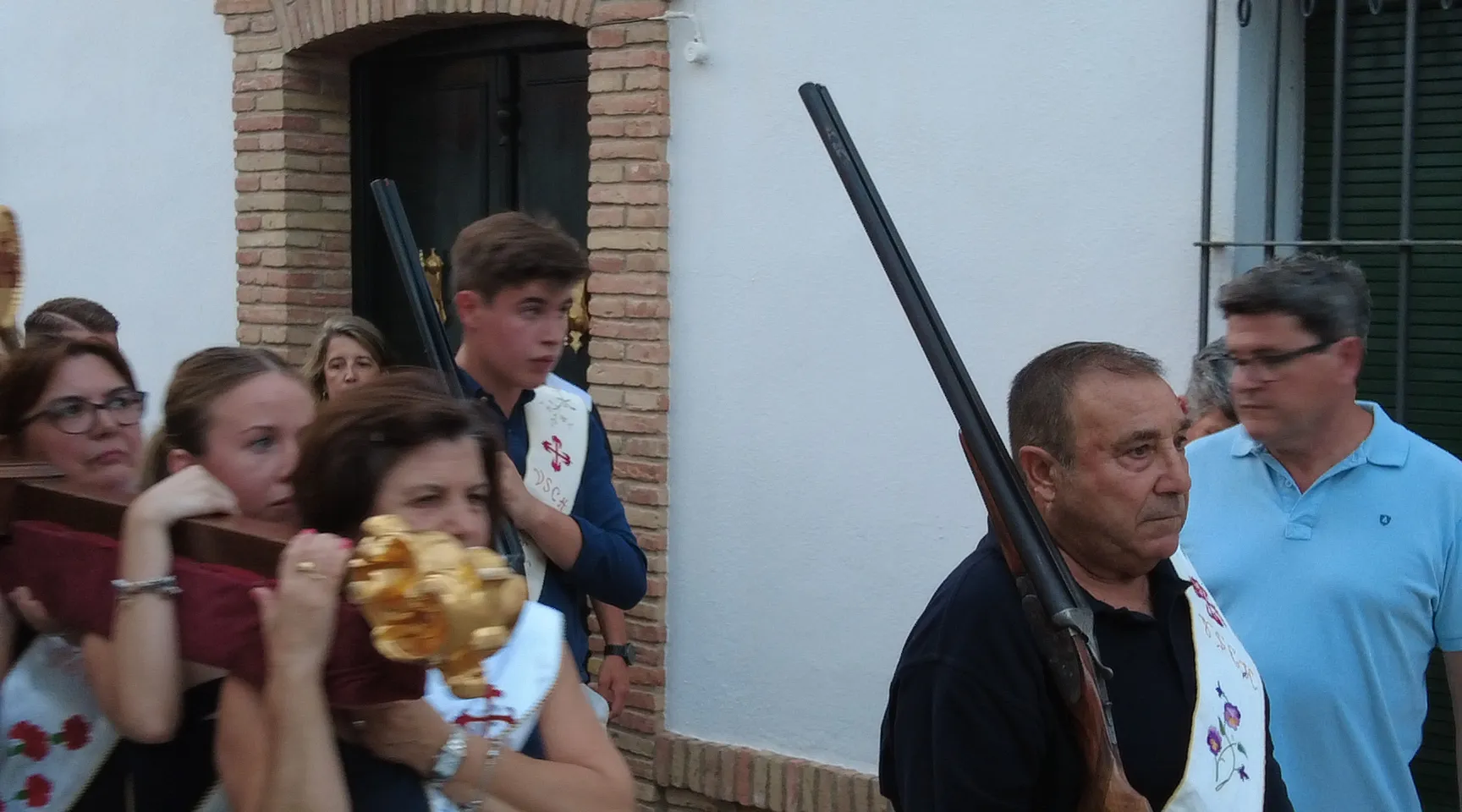 Traslado del Cristo Chico del Humilladero como punto de origen a la Feria de los Cristos de Lopera