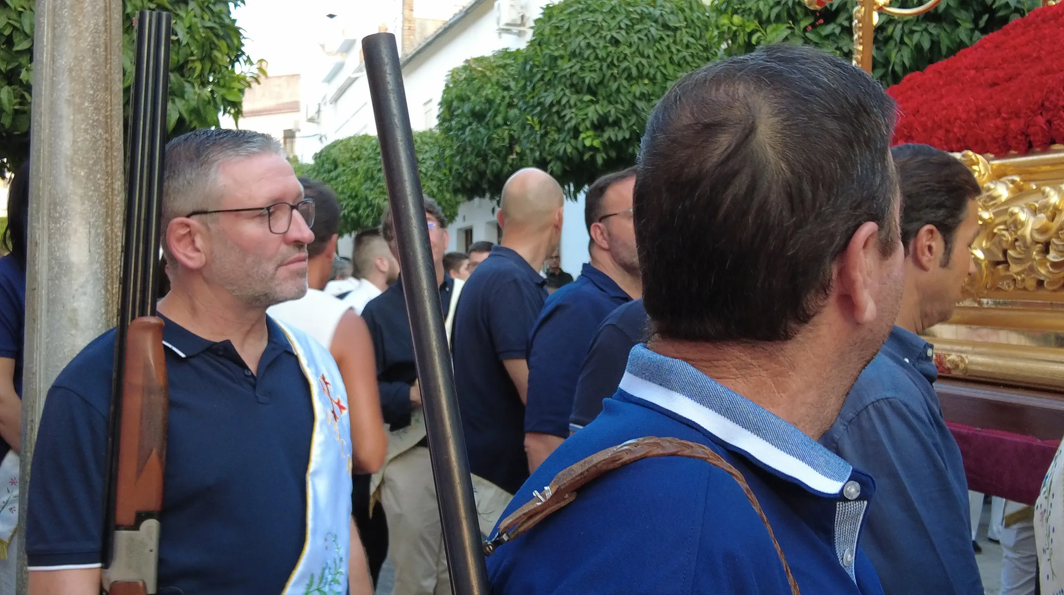 Traslado del Cristo Chico del Humilladero como punto de origen a la Feria de los Cristos de Lopera