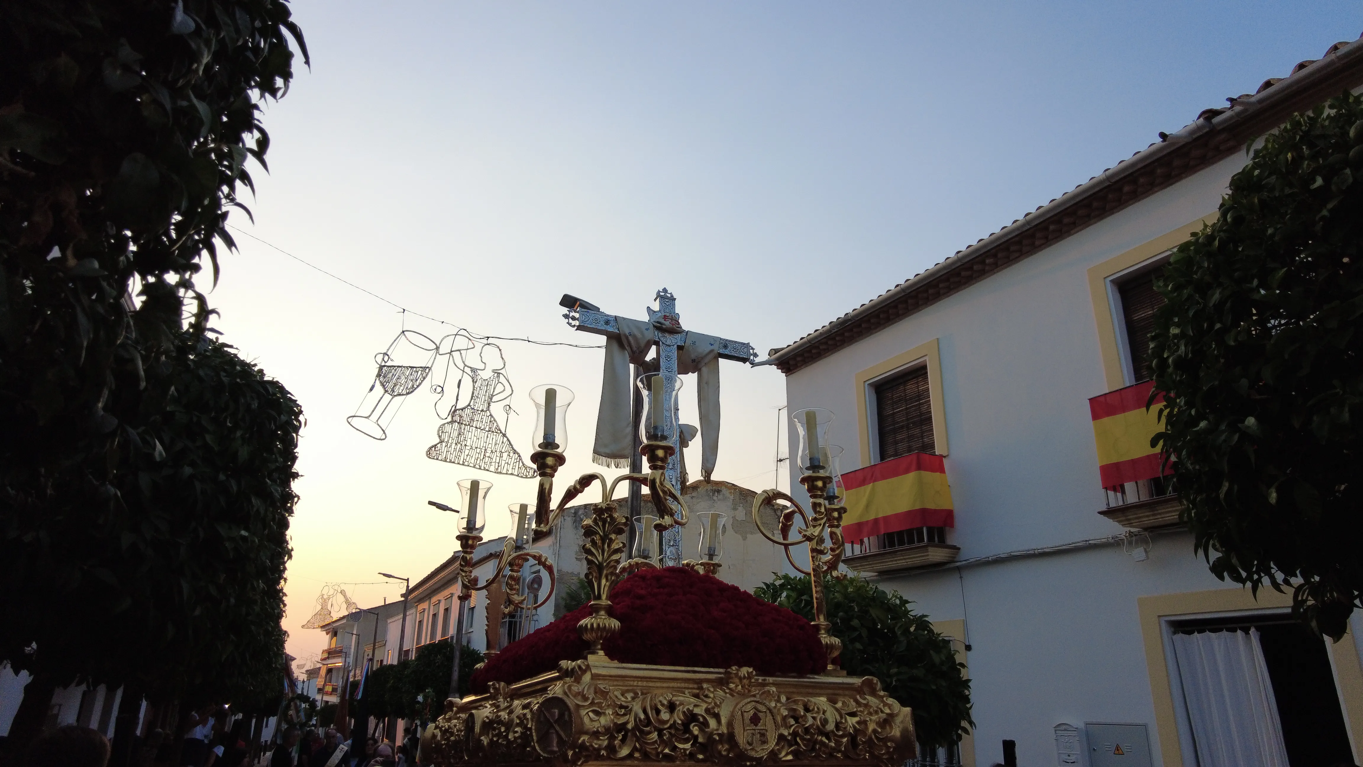 Traslado del Cristo Chico del Humilladero como punto de origen a la Feria de los Cristos de Lopera