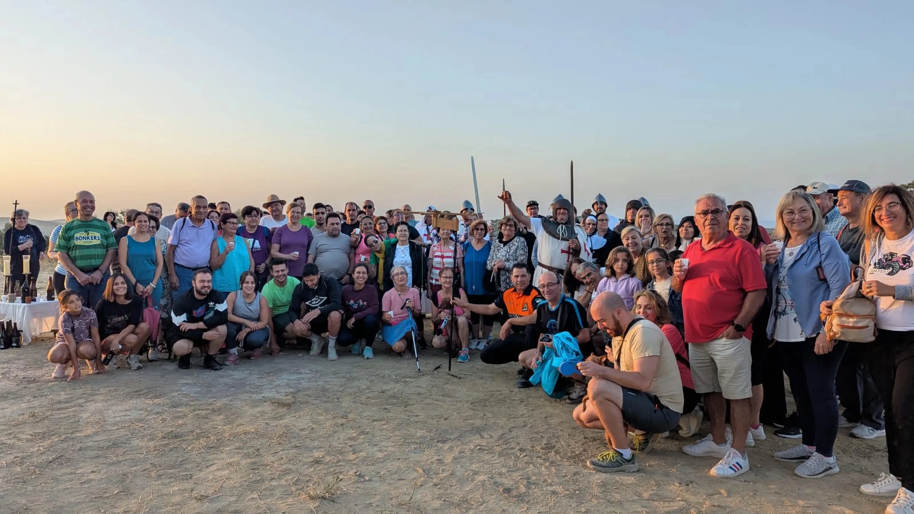 Los asistentes, más de 200, disfrutaron de un amanecer único