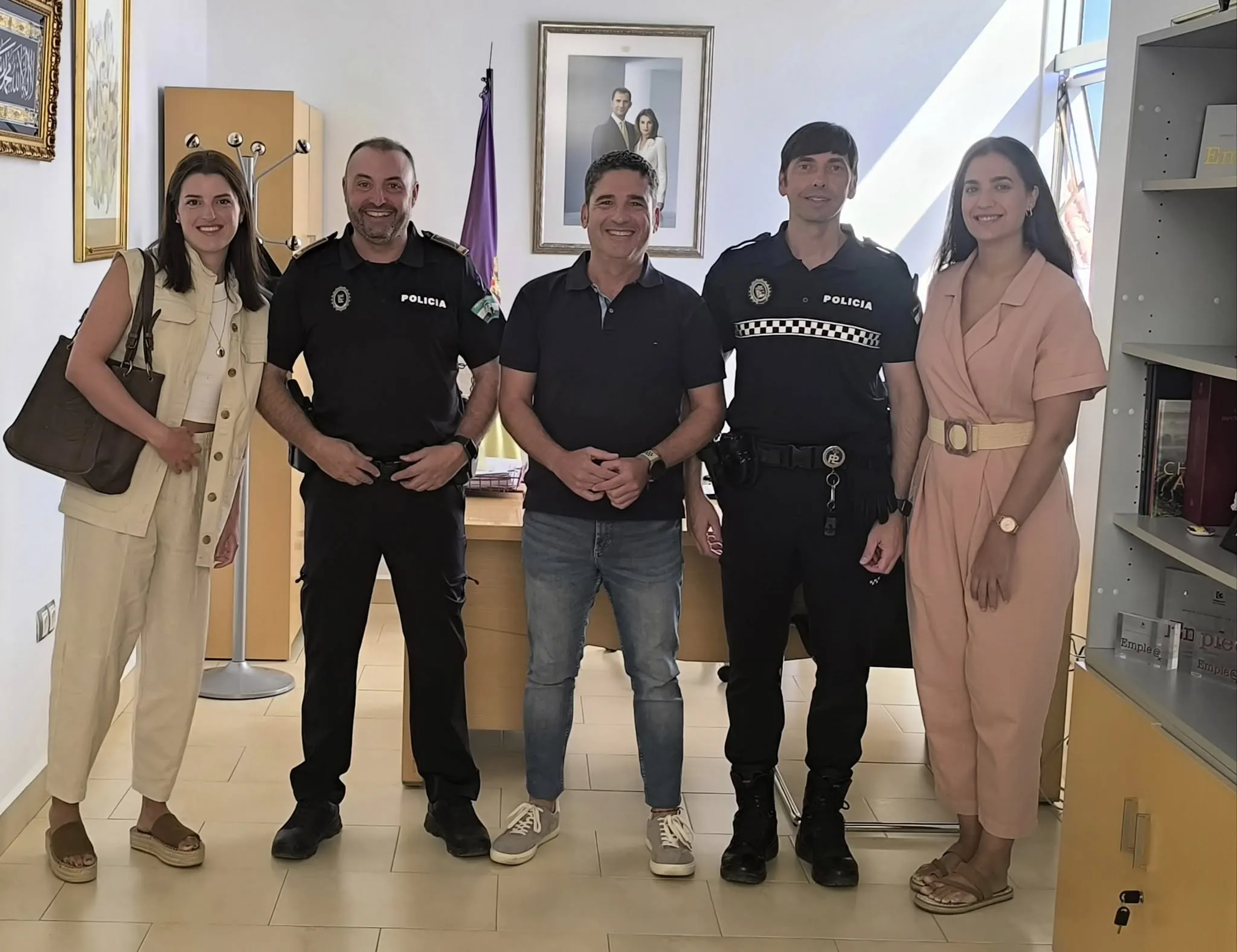 Los policías locales que se incorporan al cuerpo. Foto: Juan Antonio Reyes