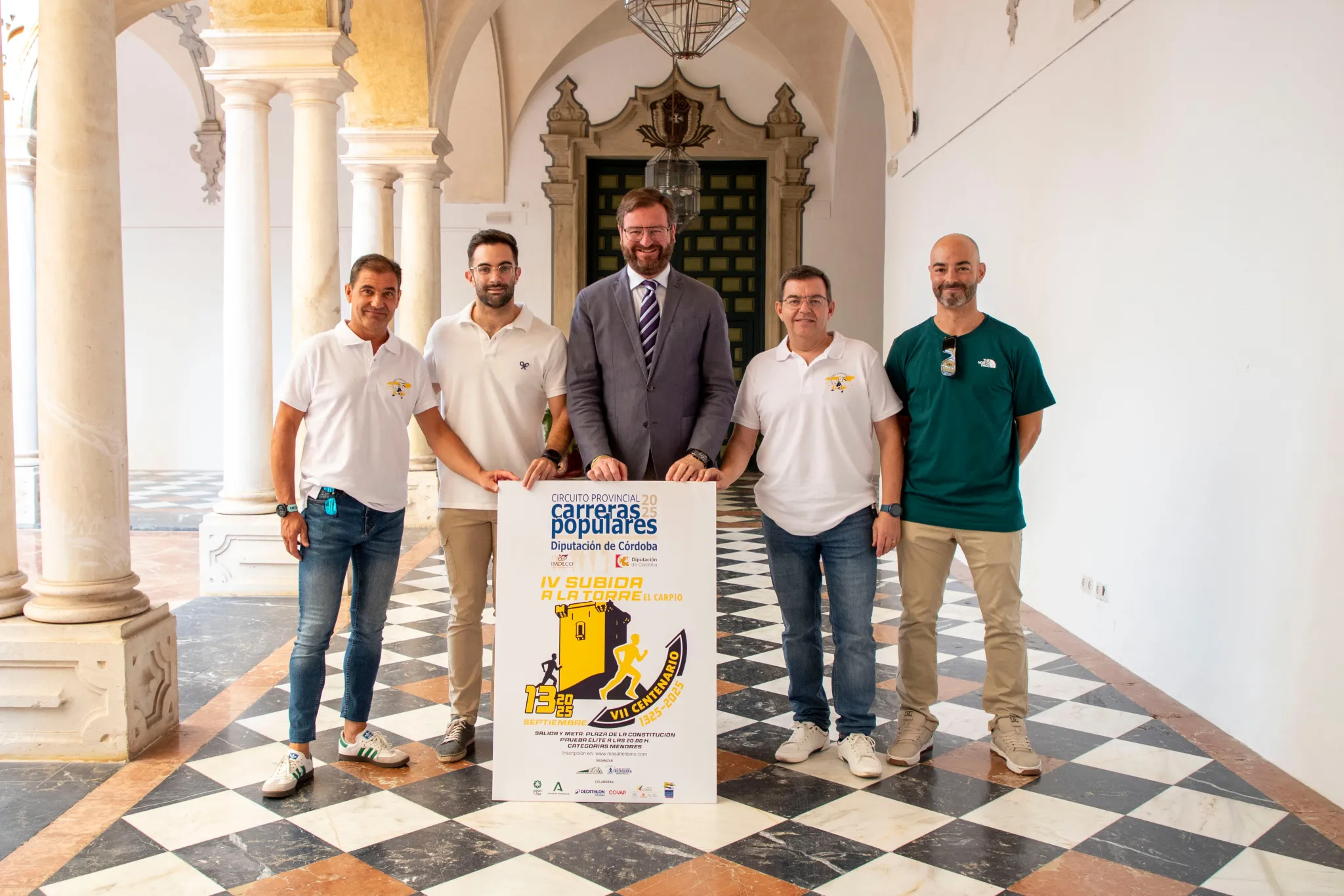 La IV Subida a la torre de El Carpio fue presentada en la Diputación de Córdoba. Foto: Diputación de Córdoba