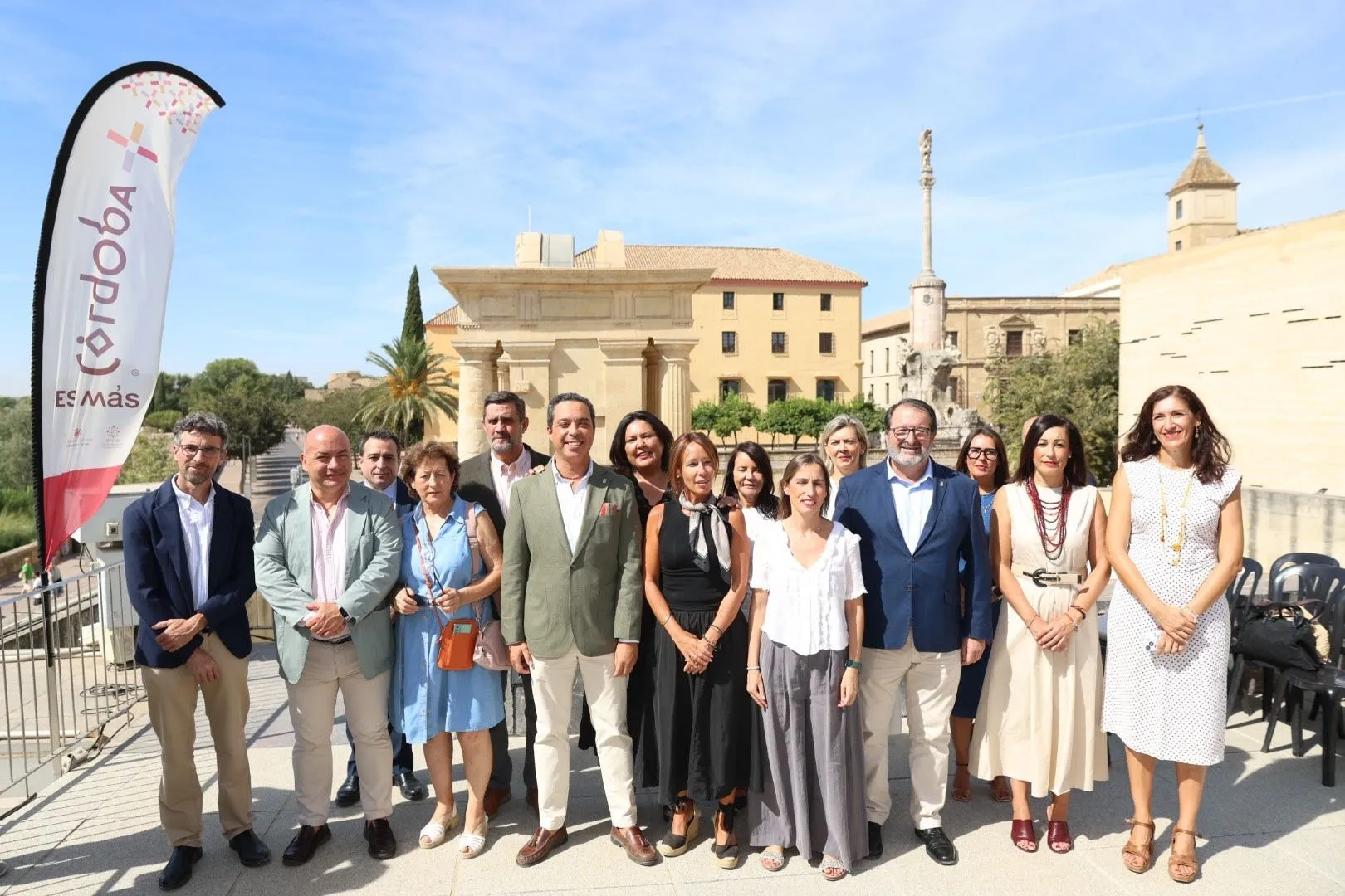 Presentación de la Ciclovía Augusta en Córdoba, con la participación del municipio de Montoro