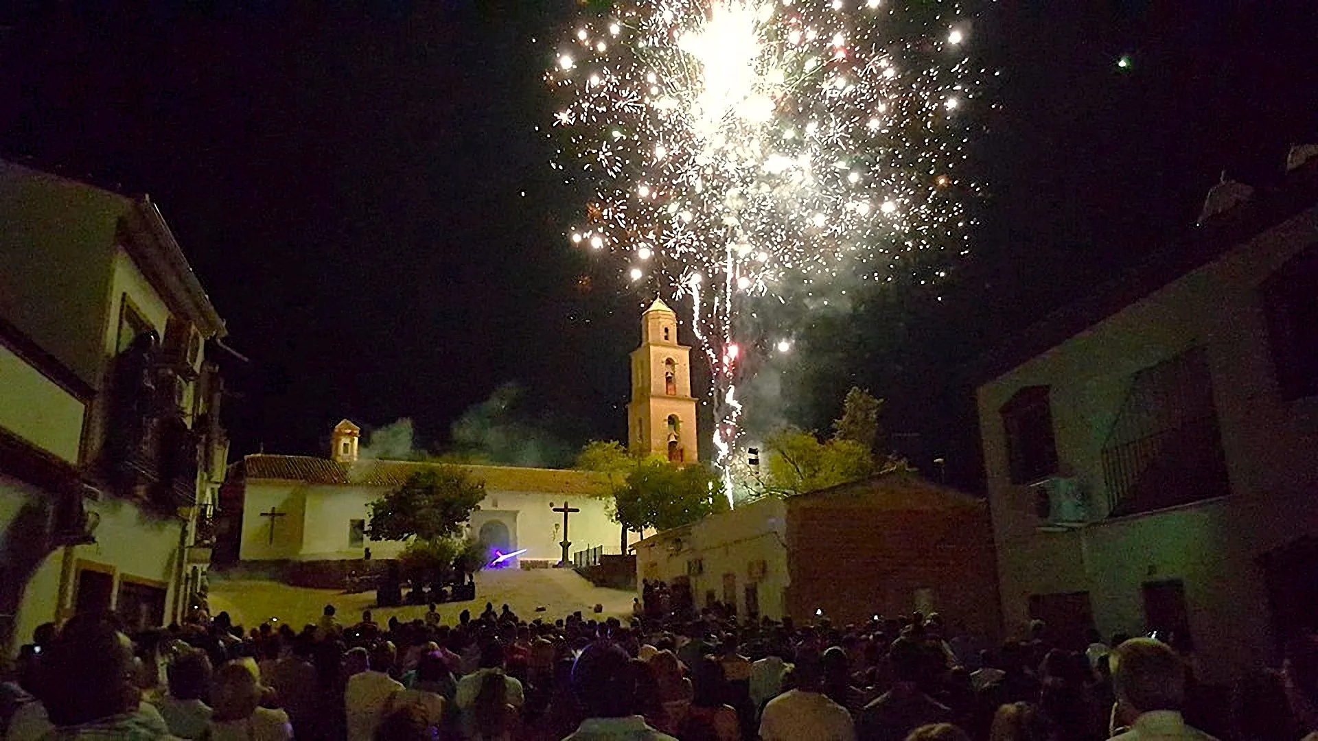 Fuegos Artificiales en la Feria de Pedro Abad. Foto: Juan María Muñoz