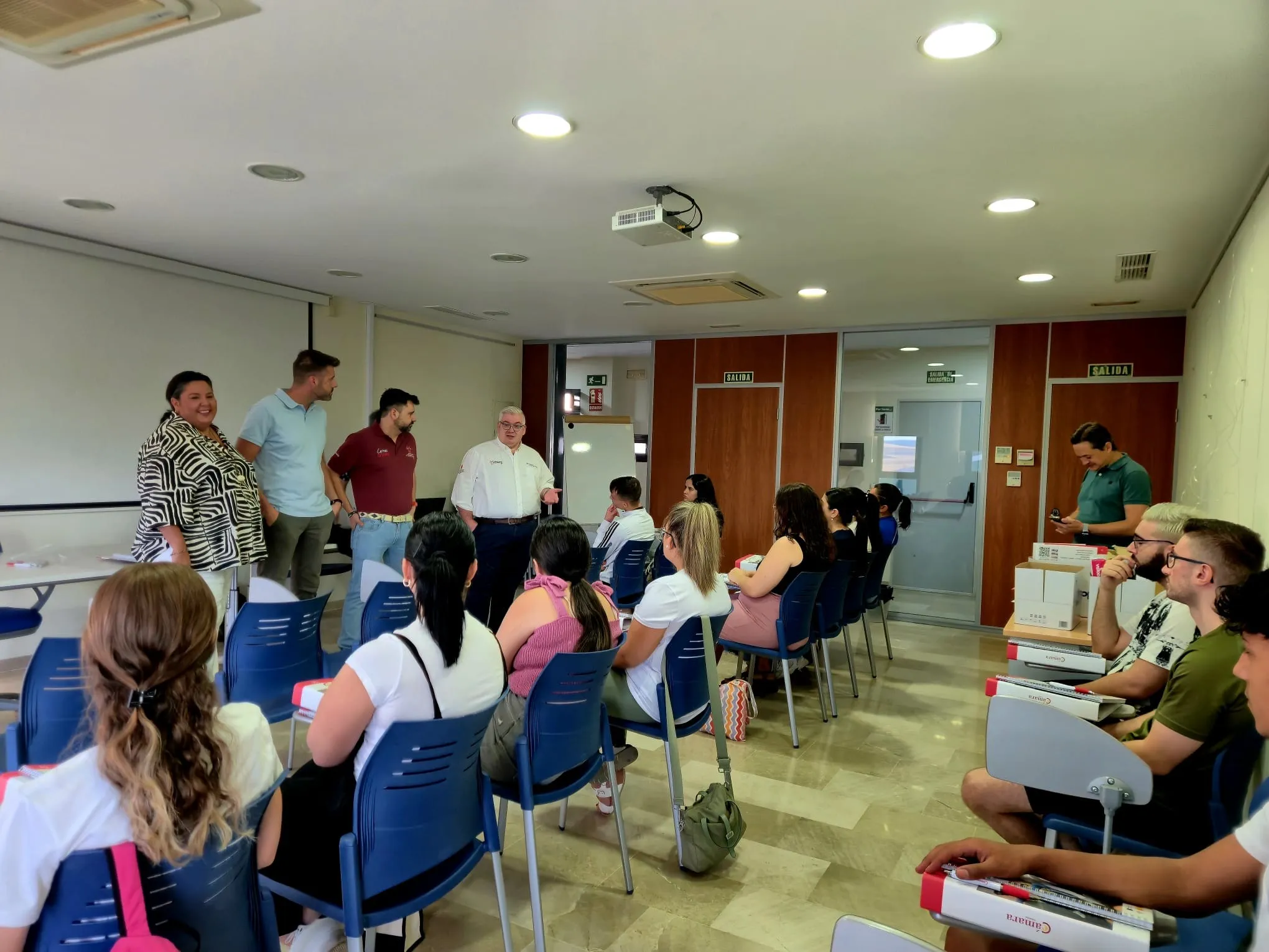 Comenzó el curso de operario en la industria cárnica en Montoro. Foto: Ayuntamiento de Montoro