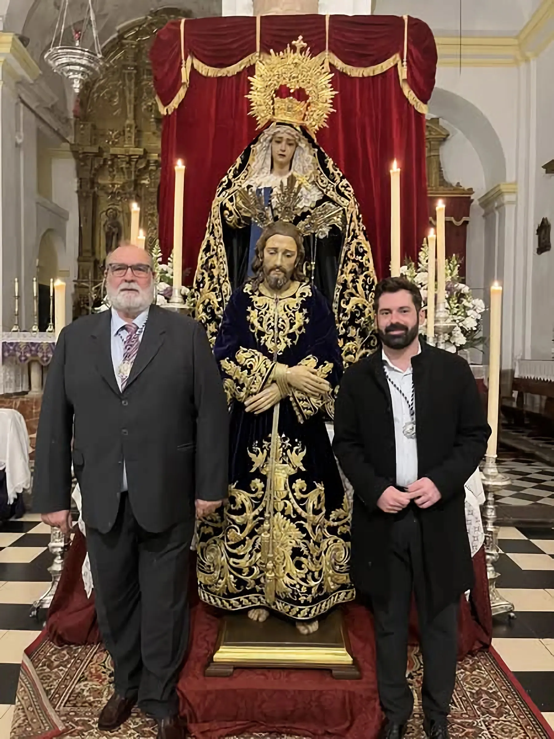 El Titular de la Hermandad del Prendimiento de El Carpio tras completar su restauración, realizada por el equipo liderado por José Luis Ojeda Navío.