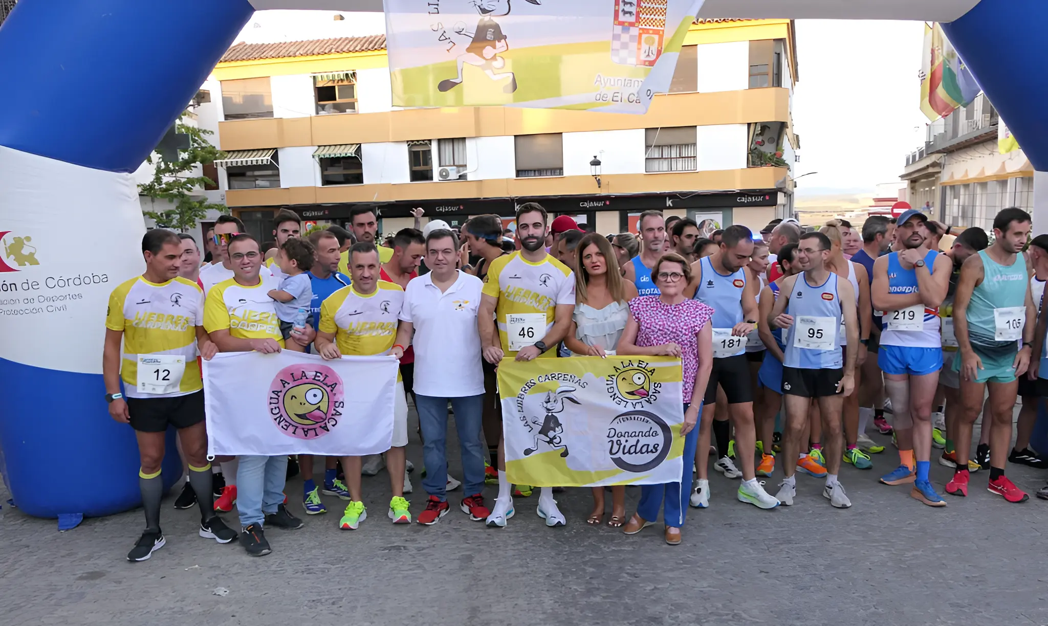 Momento Previo al inicio Carrera Popular de El Carpio. Foto: Luis Beltrán