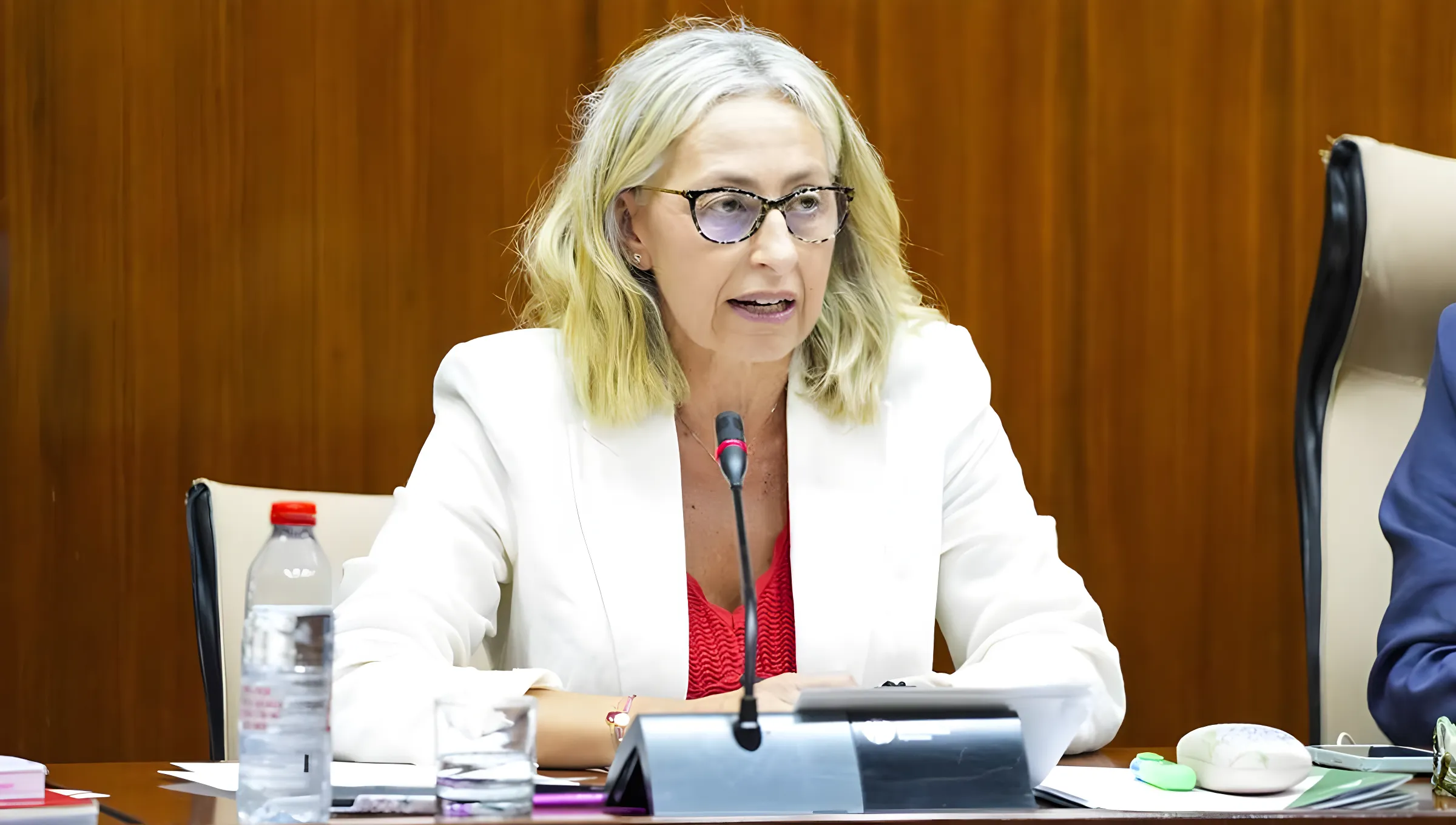 Rocío Hernández, consejera de salud y consumo de la Junta de Andalucía
